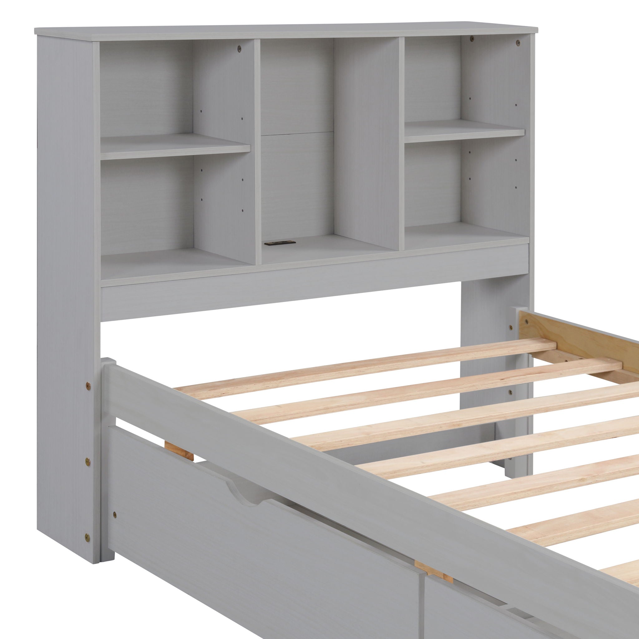 Bed Frame With Built In USB Port And 2 Drawers