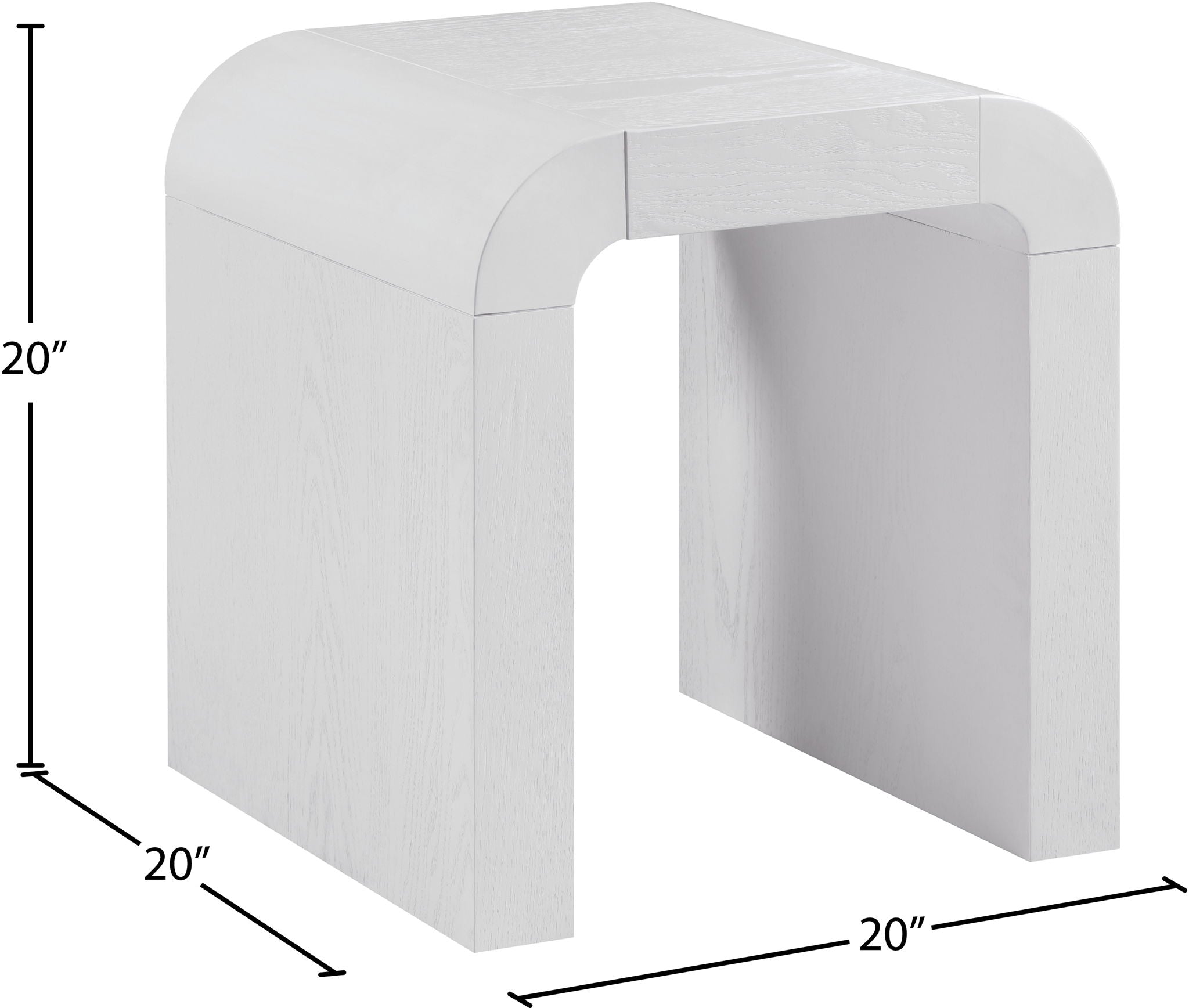 Toulon - Oak Veneer End Table