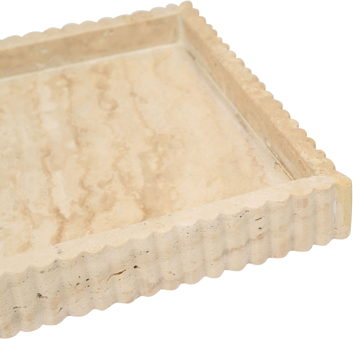 Hannah - Travertine Tray - Beige