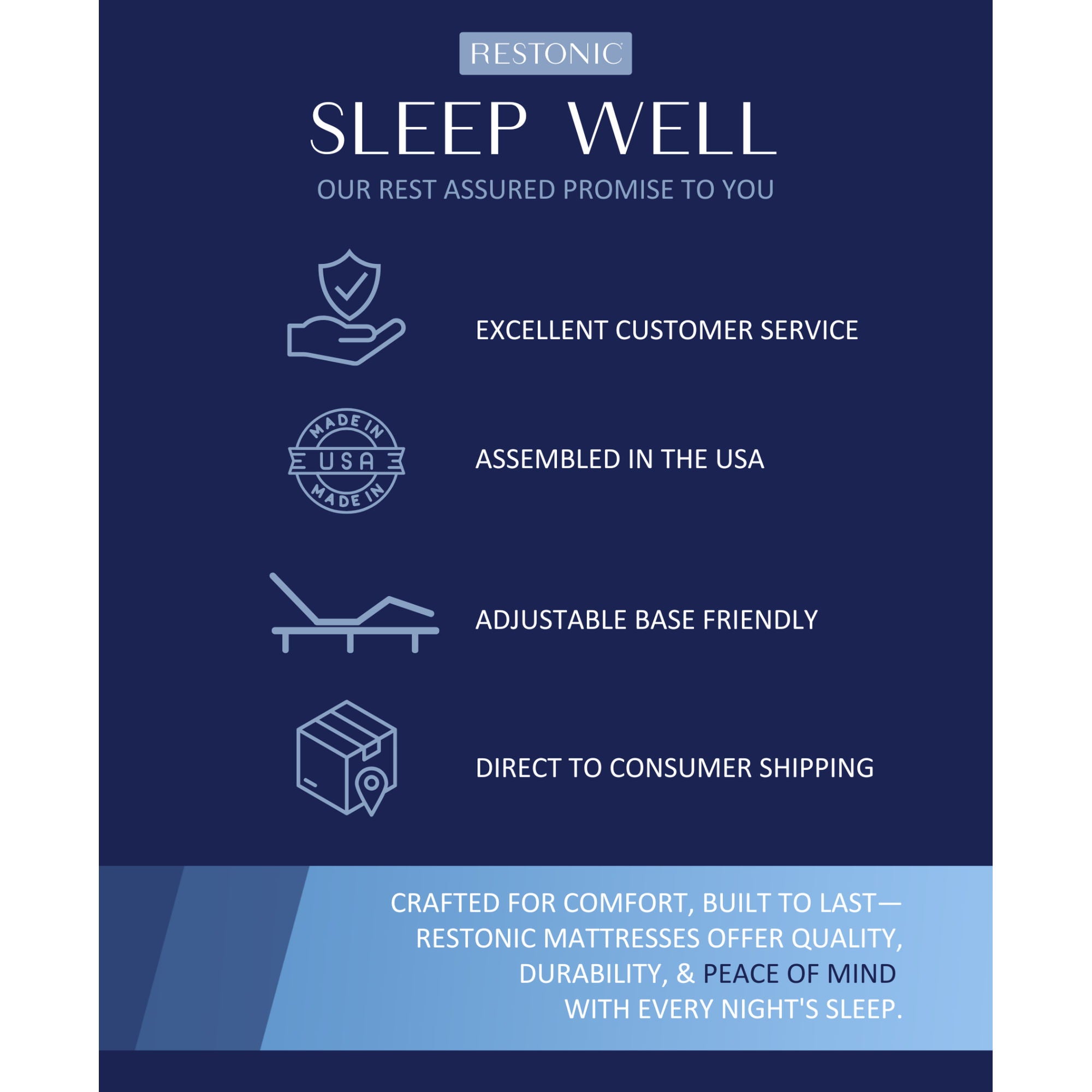 Comfort Care - 14" Hybrid Mattress With Firm Comfort