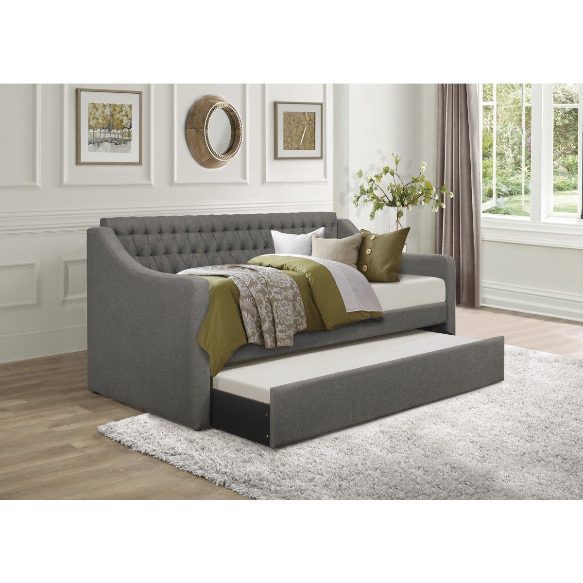LaBelle - Daybed With Trundle - Gray
