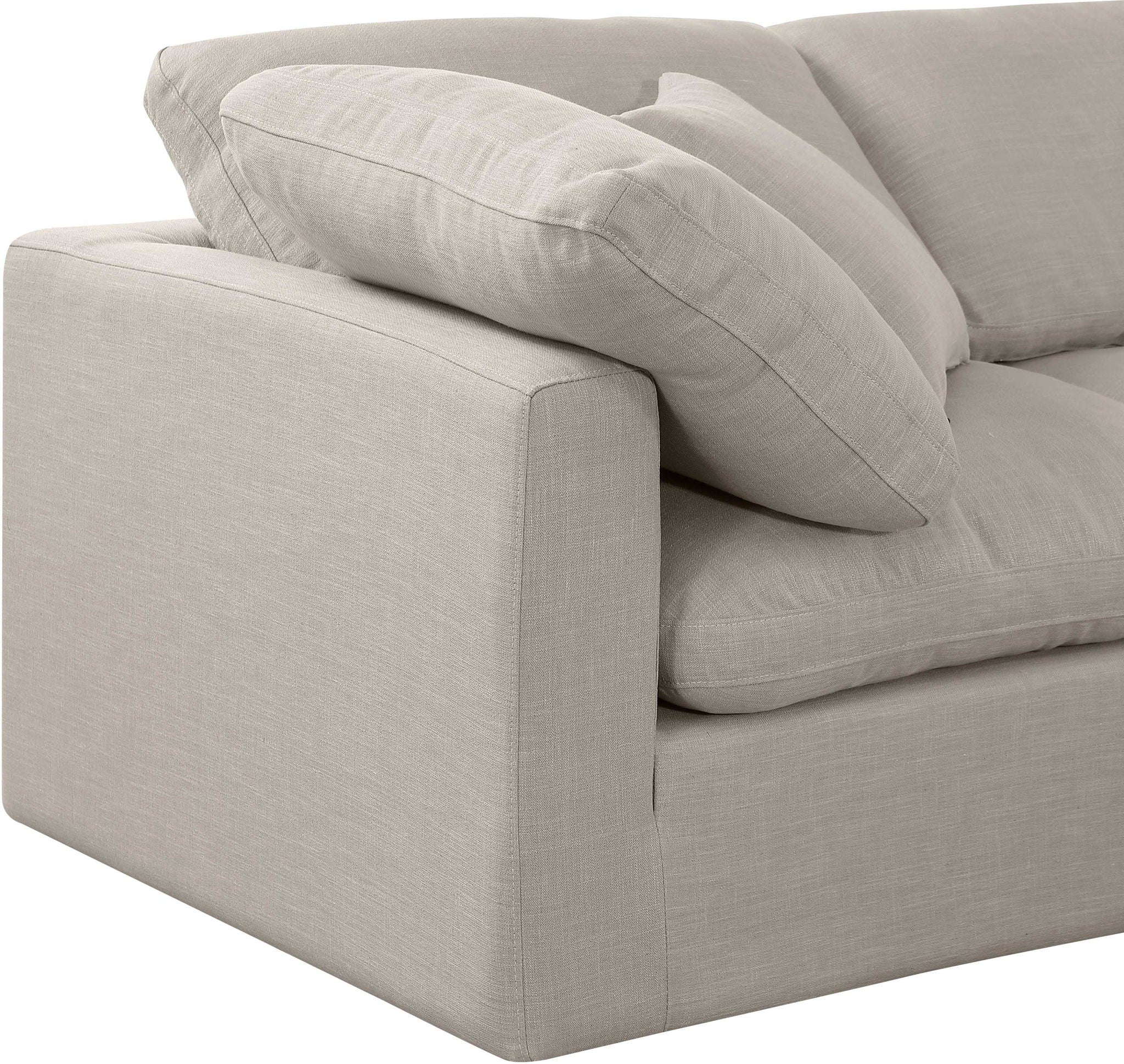 Indulge - Linen 4 Piece Modular Corner Sectional