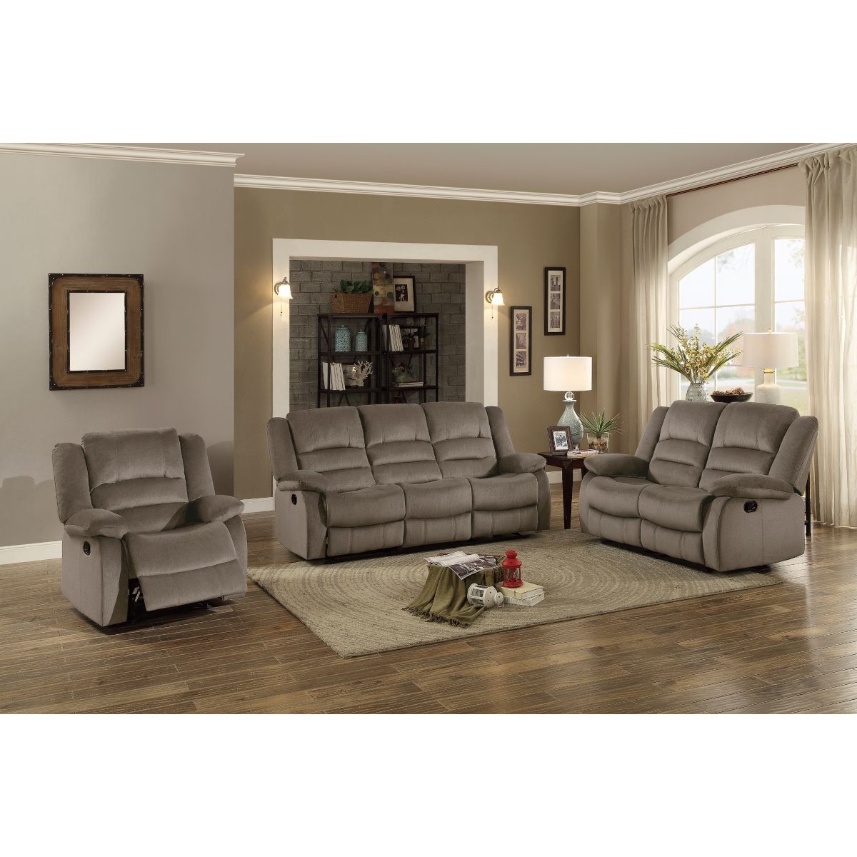 Jarita - Double Reclining Loveseat - Chocolate