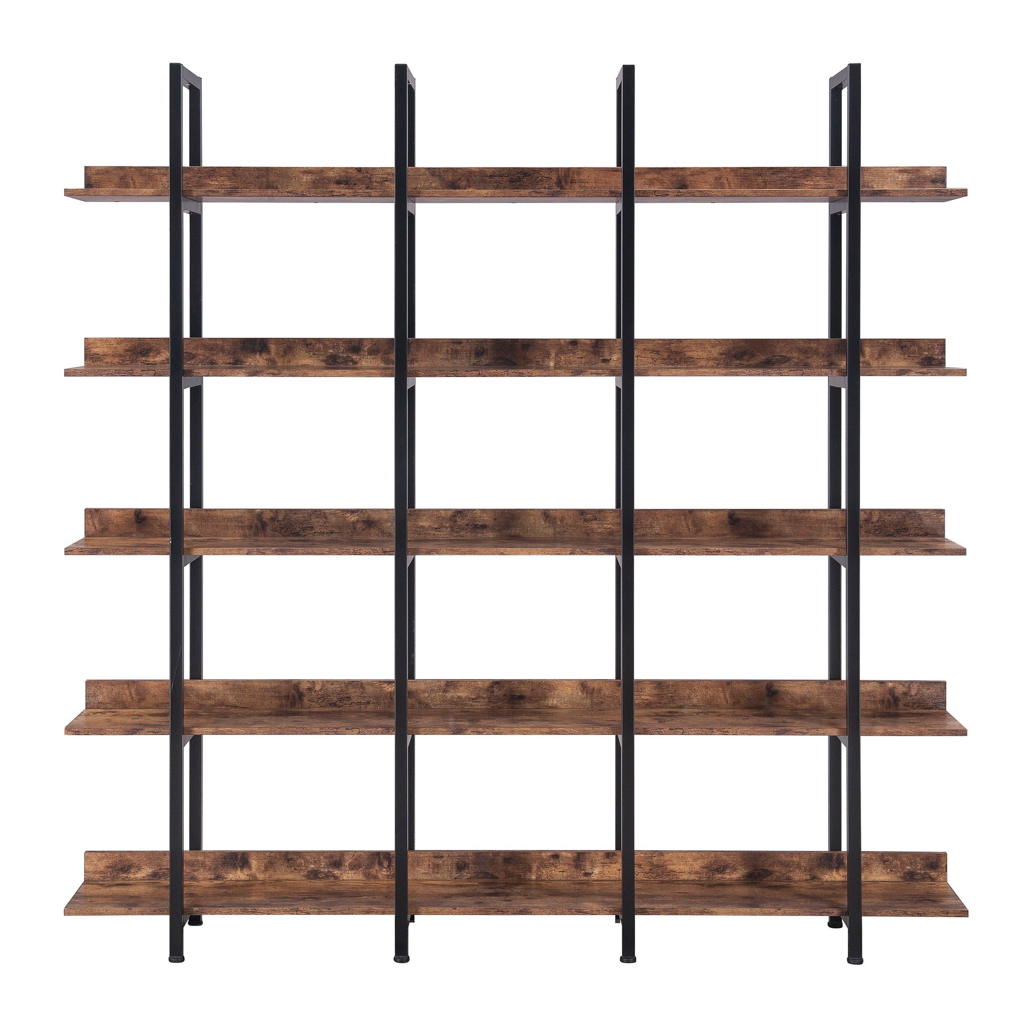 Vintage Industrial 5 Tier Bookcase