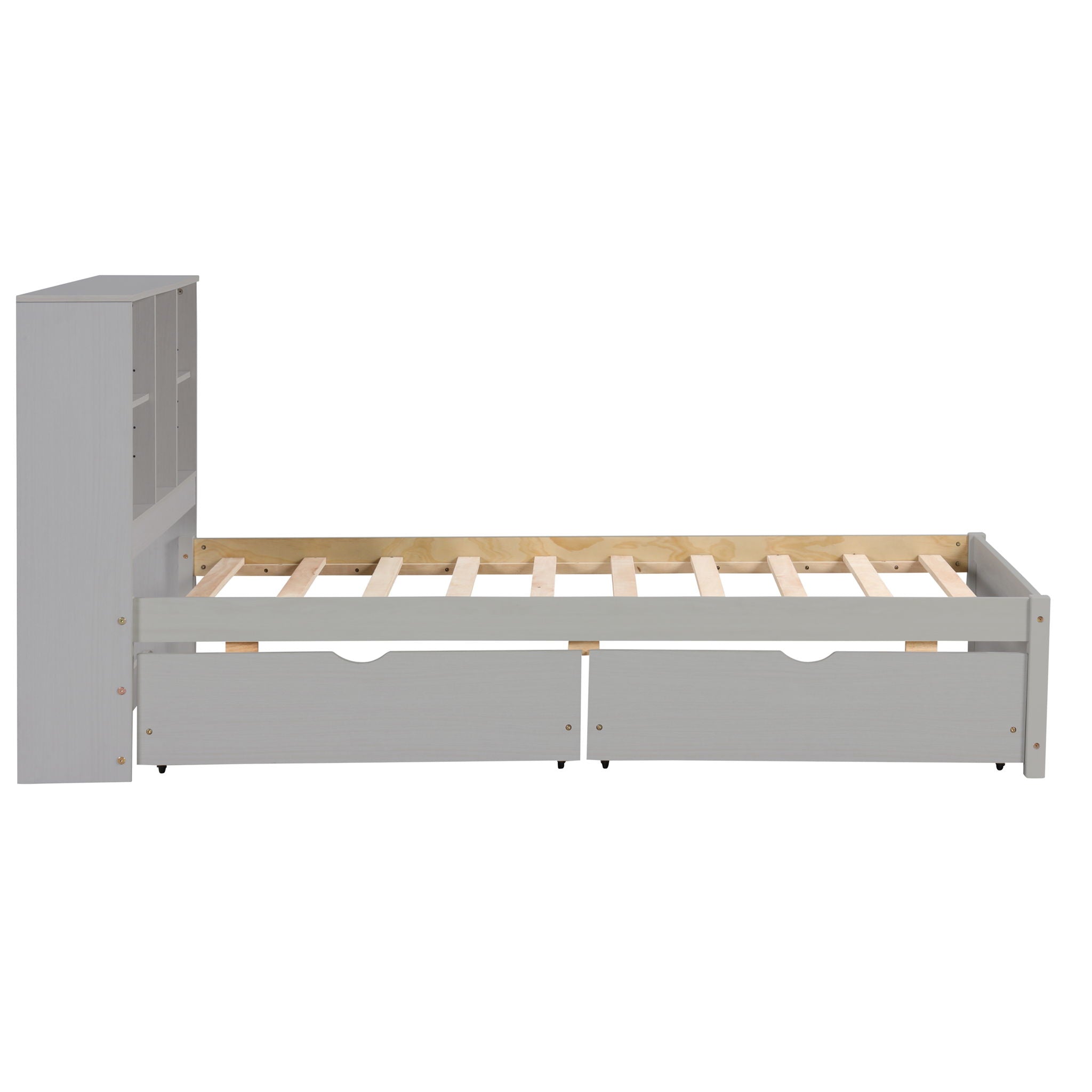 Bed Frame With Built In USB Port And 2 Drawers