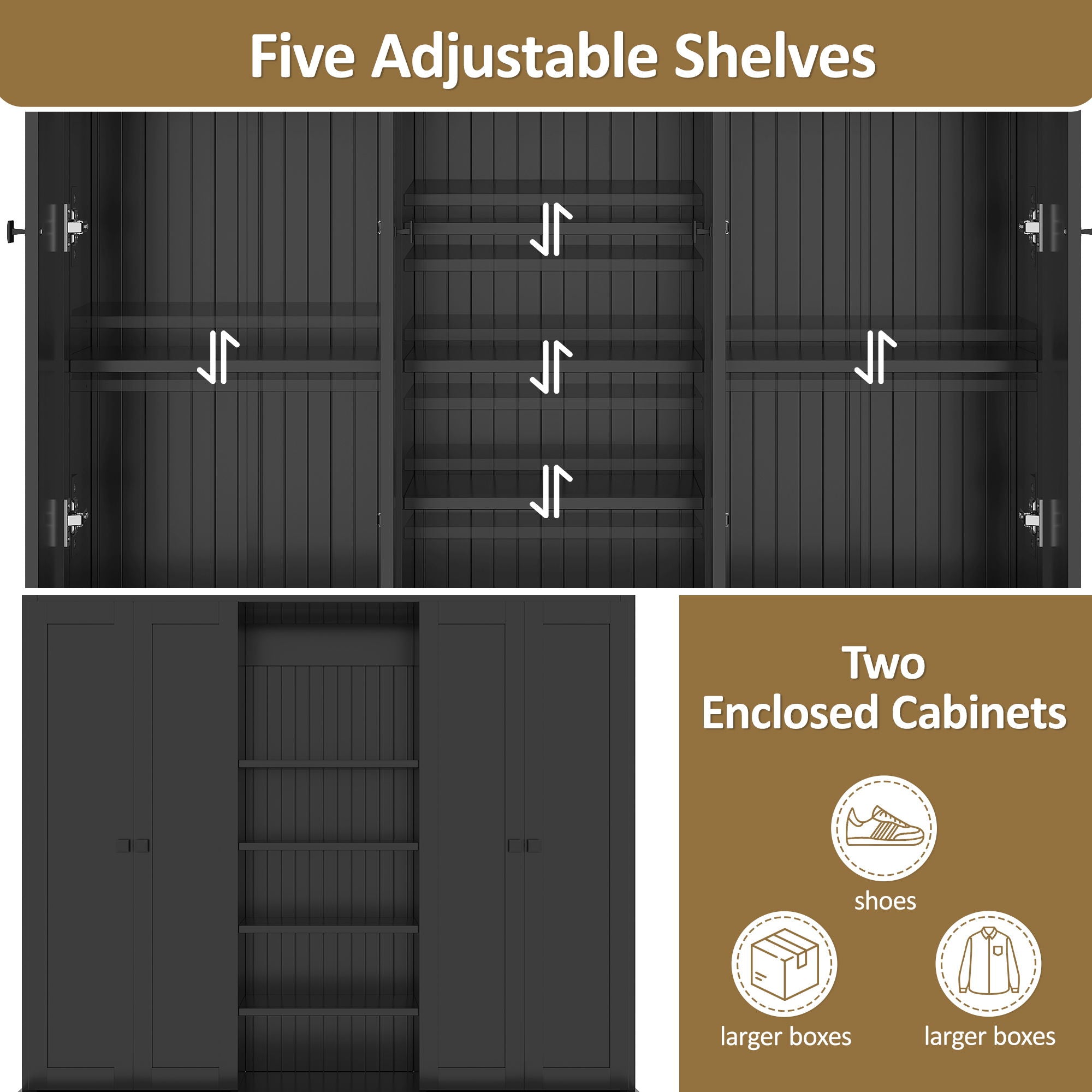 Hall Tree & Bench And 5 Storage Cubbies