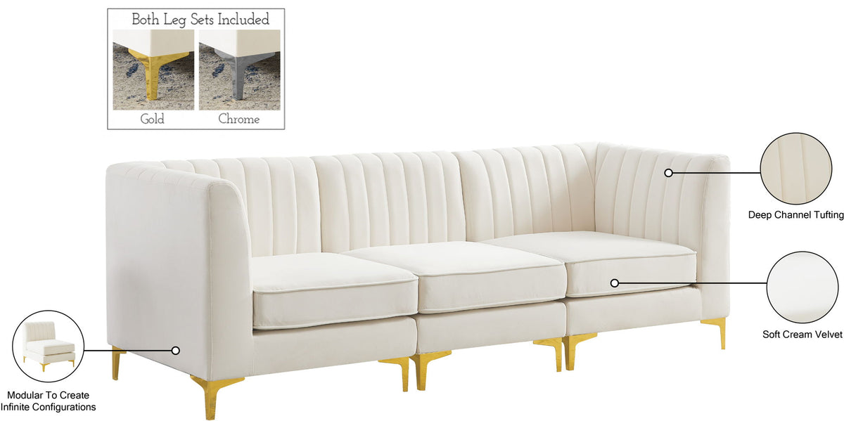 Alina - 3 Piece Modular Sectional