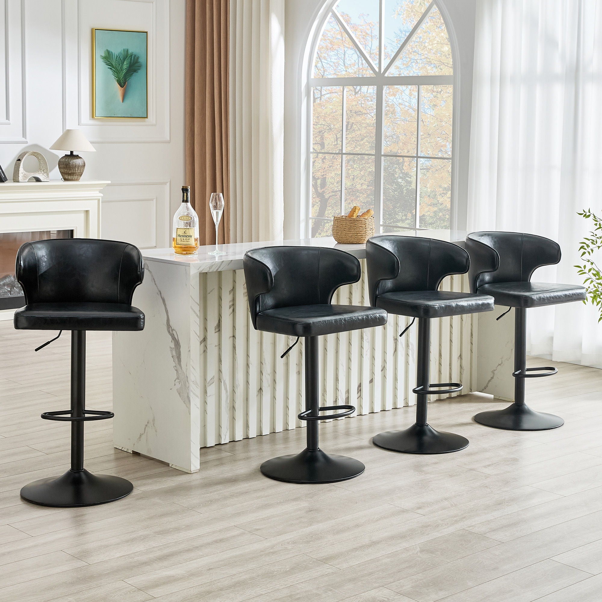 Adjustable Swivel Bar Chair