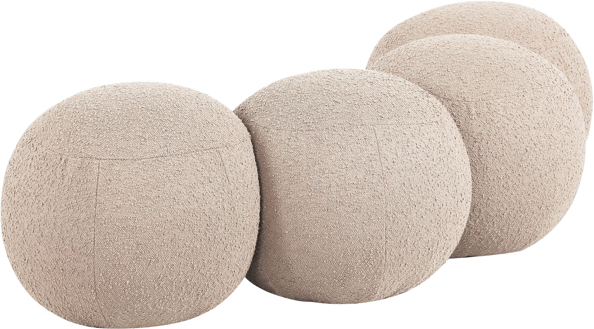 Apollo - Boucle Fabric Bench