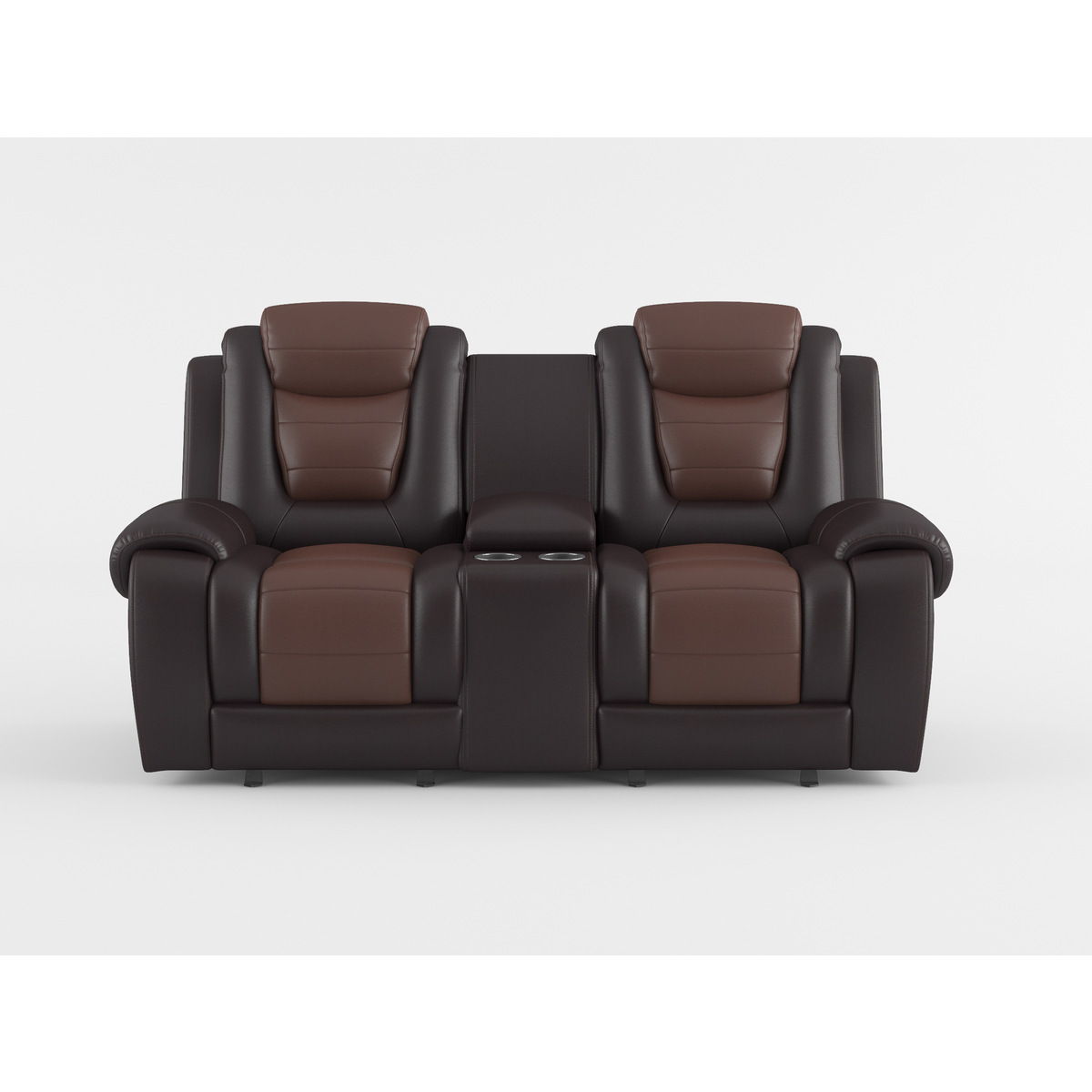 Briscoe - Double Glider Reclining Loveseat With Center Console
