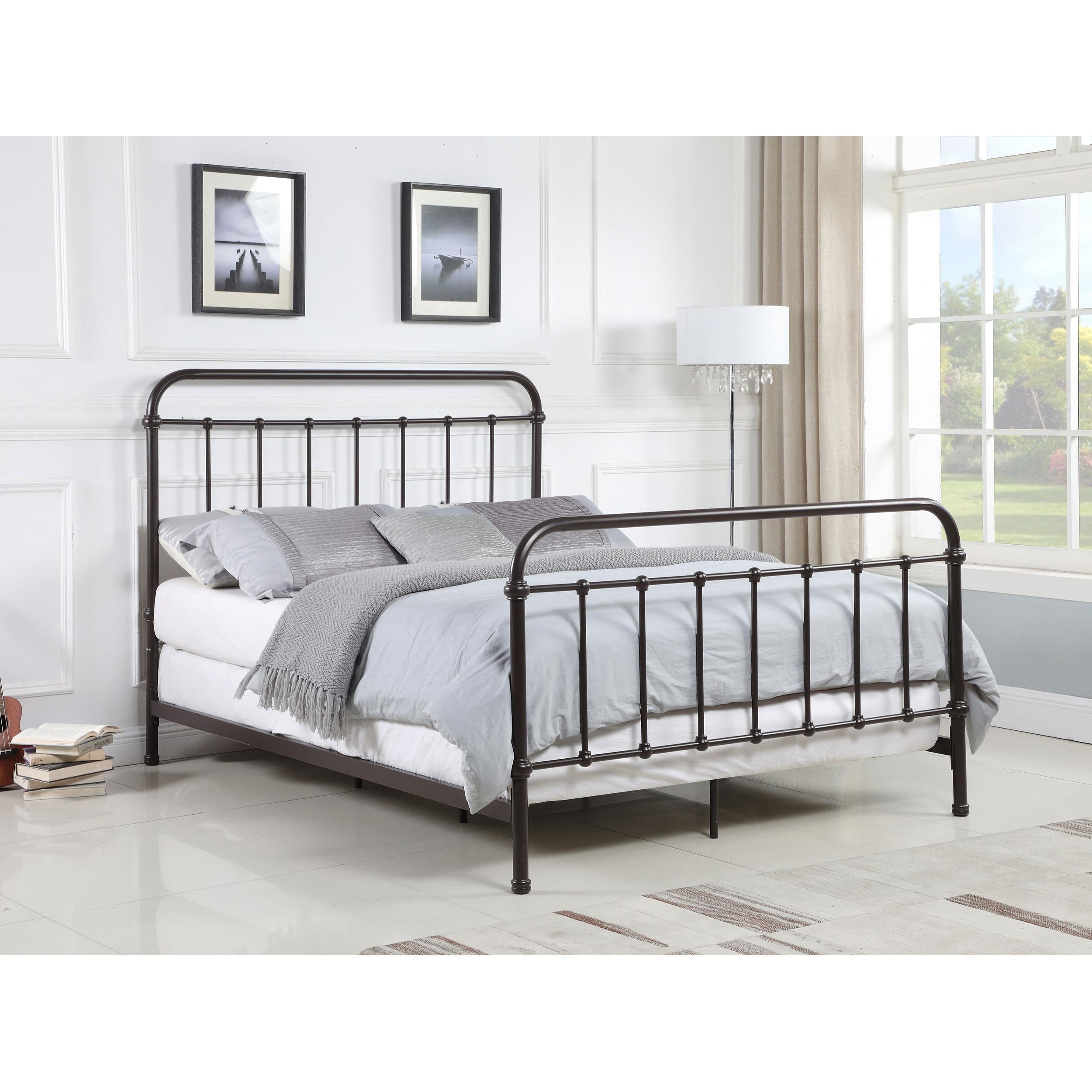 Diamond Modern Furniture COA Livingston California King Metal Bed 300399KW IMAGE 9