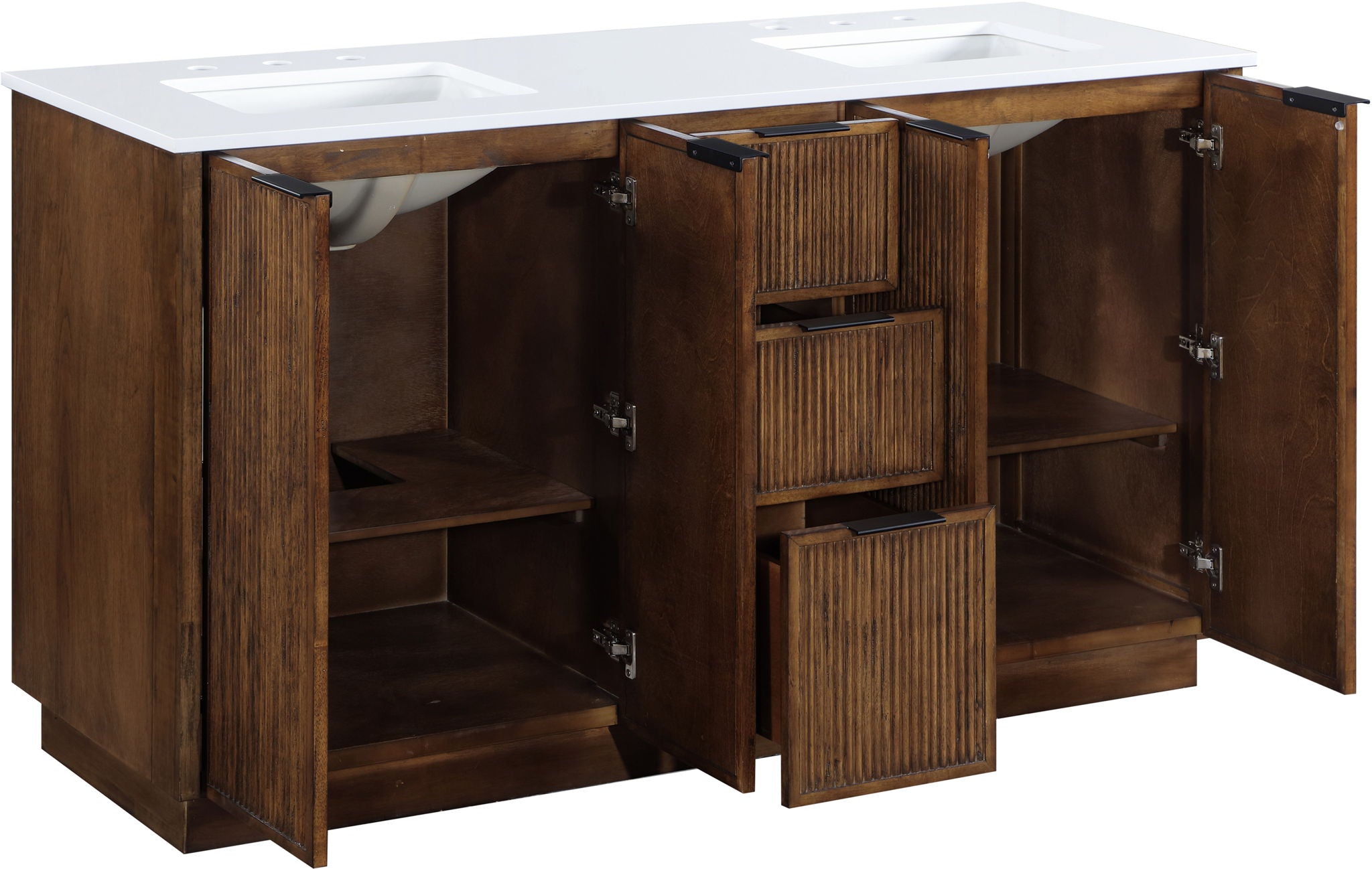 Willard - Engineered Stone And Solid Wood Bathroom Vanity