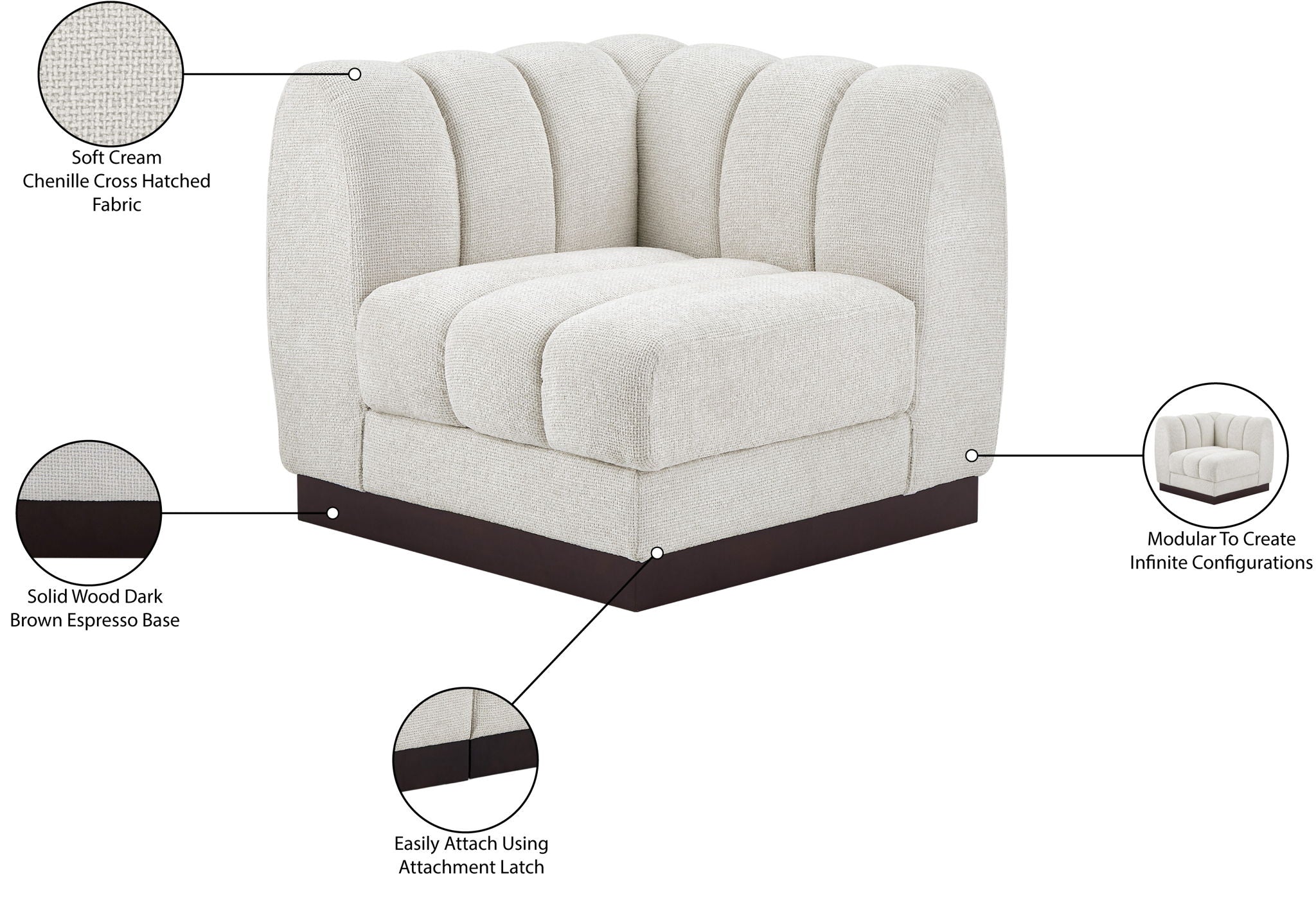 Quinn - Corner Chair