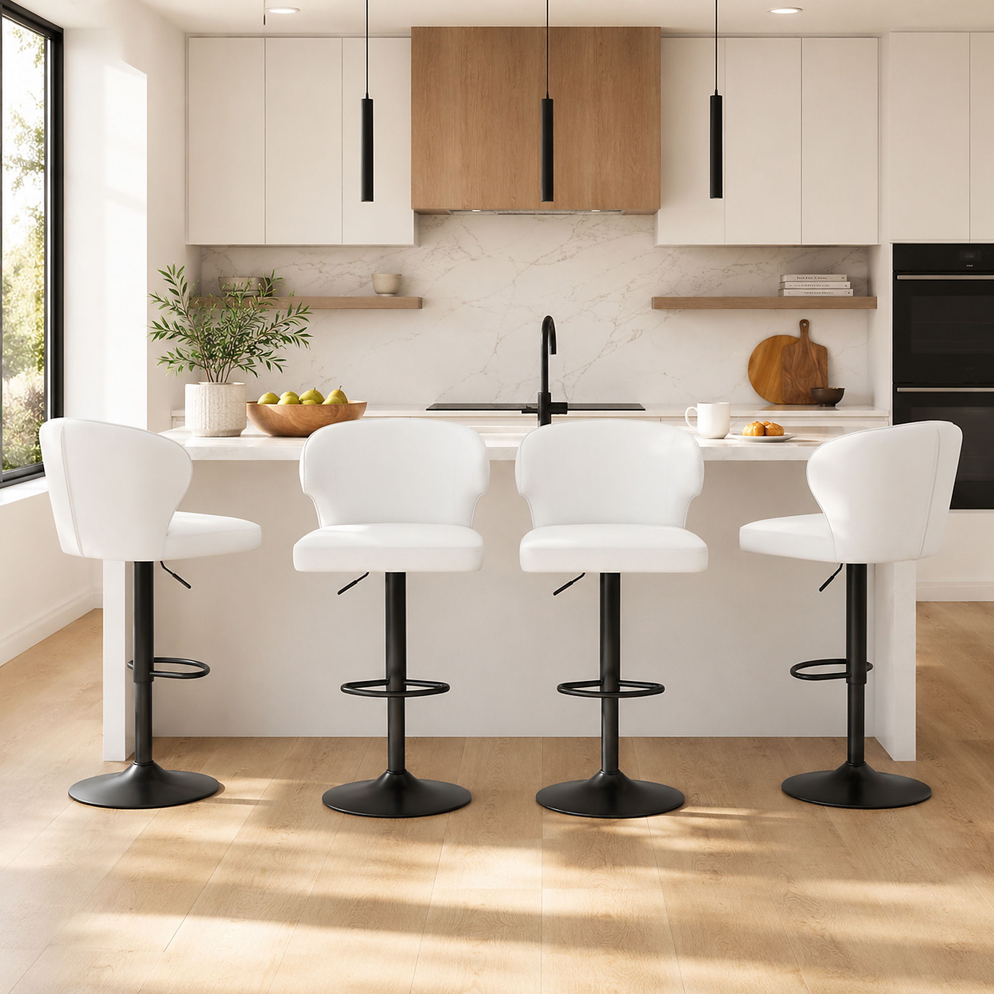 Adjustable Swivel Bar Chair
