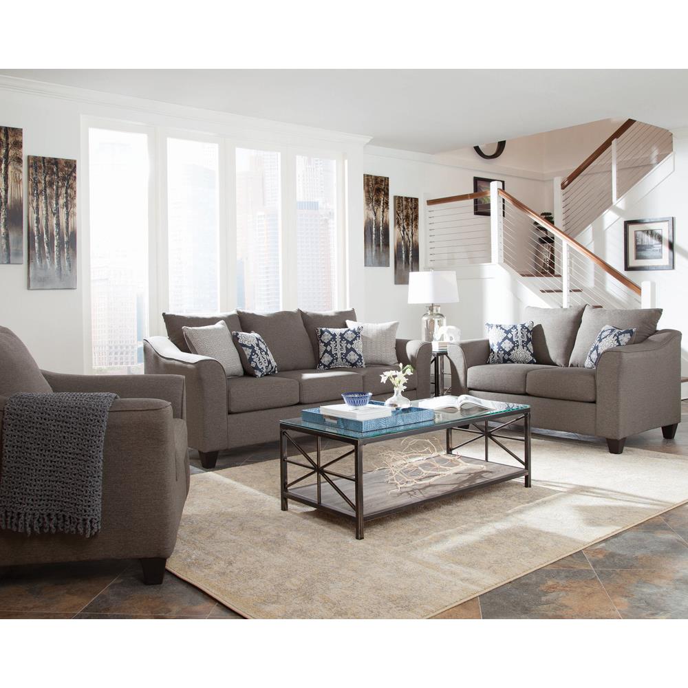 Diamond Modern Furniture COA Salizar Stationary Fabric Loveseat 506022 IMAGE 7