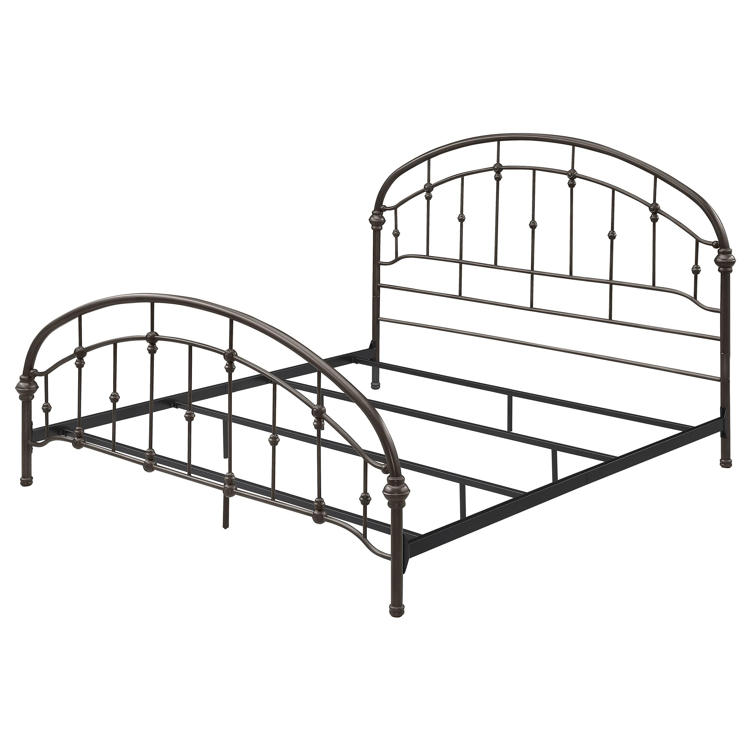 Diamond Modern Furniture COA Maywood King Metal Bed 300407KE IMAGE 3