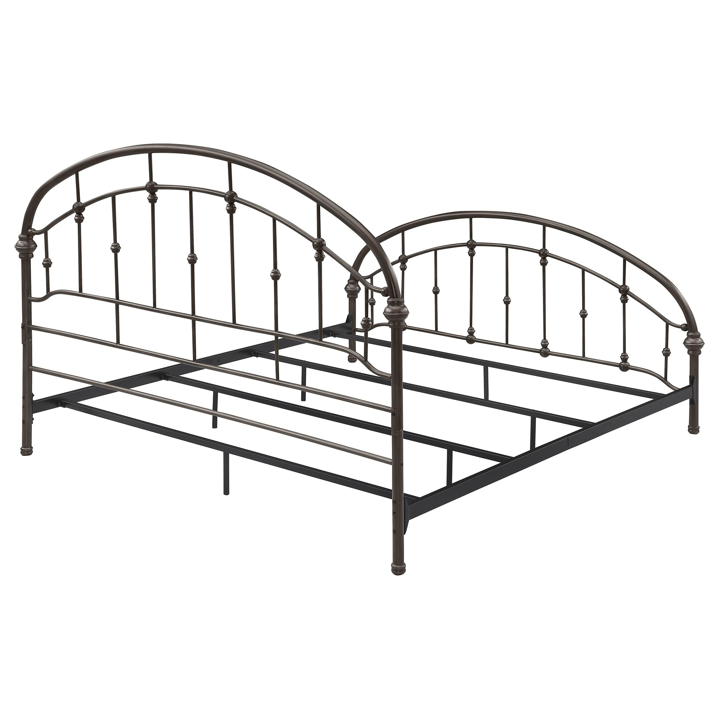 Diamond Modern Furniture COA Maywood King Metal Bed 300407KE IMAGE 6