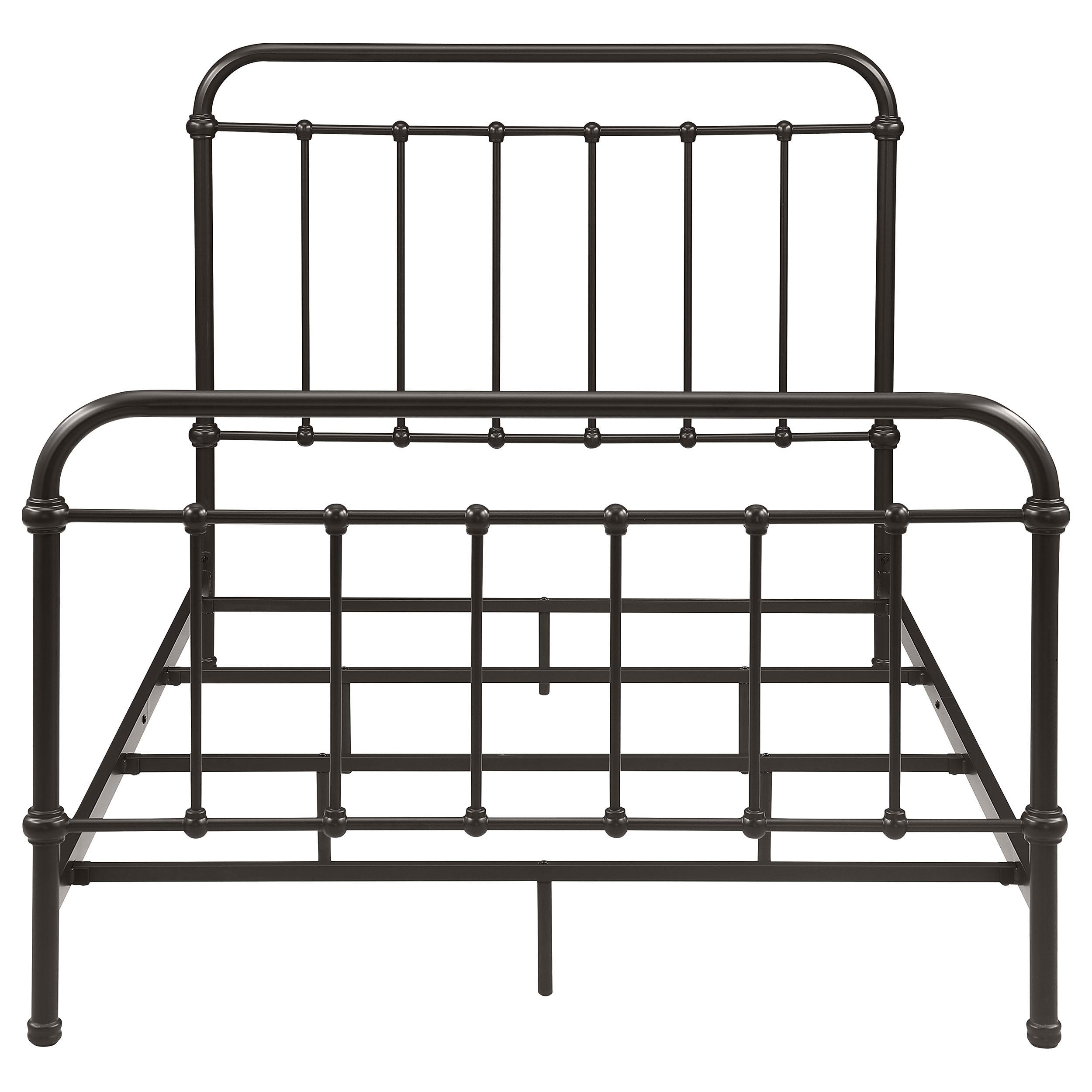 Diamond Modern Furniture COA Livingston Full Metal Bed 300399F IMAGE 2