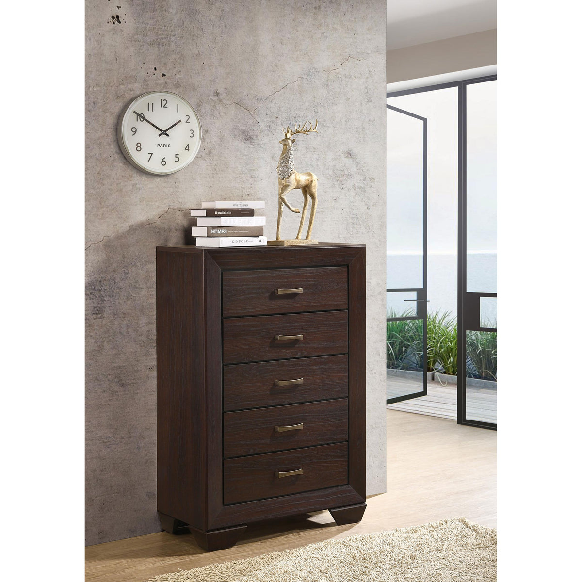 Kauffman 5-Drawer Chest 204395