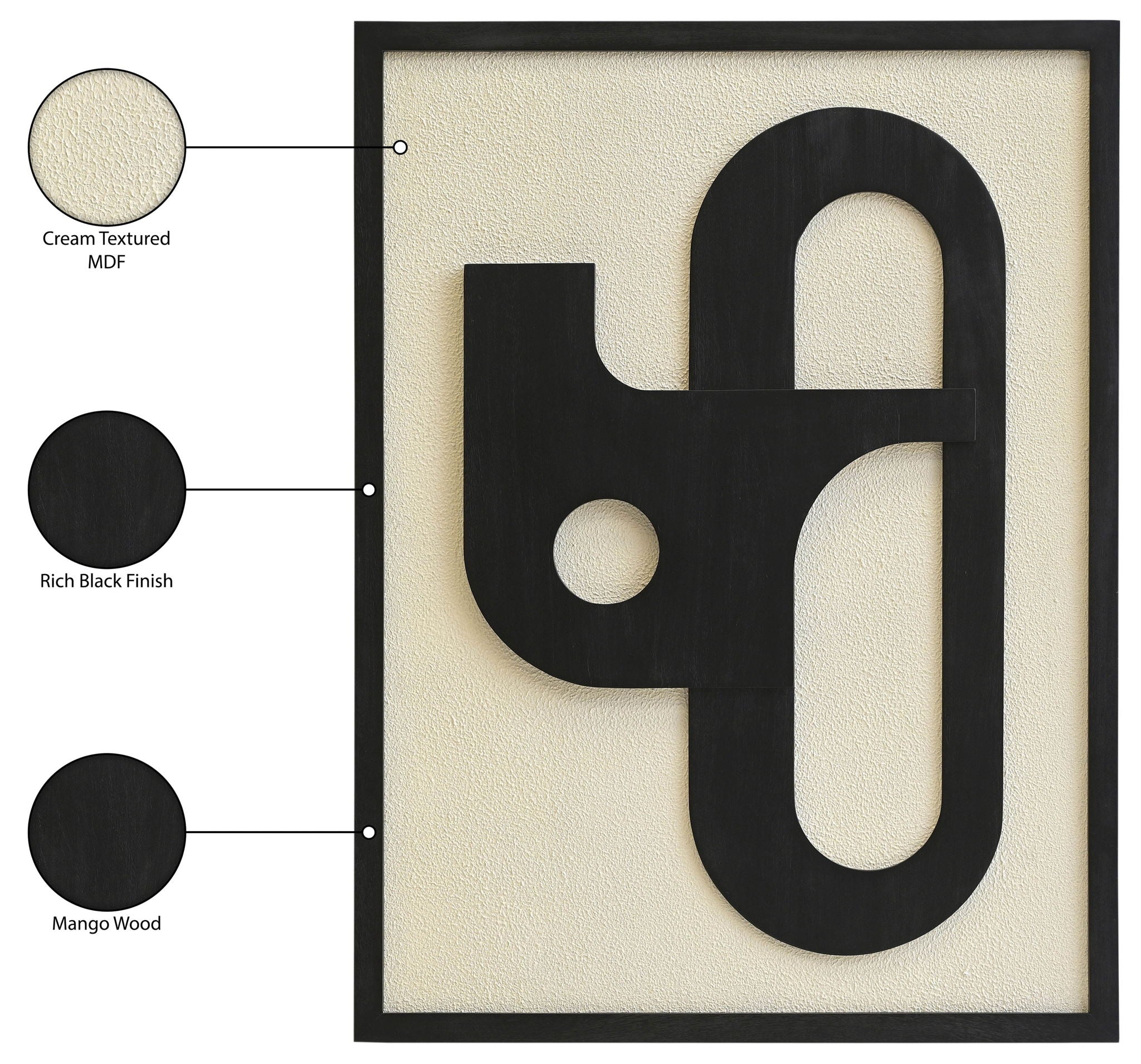 Arid - Mango Wood Wall Decor