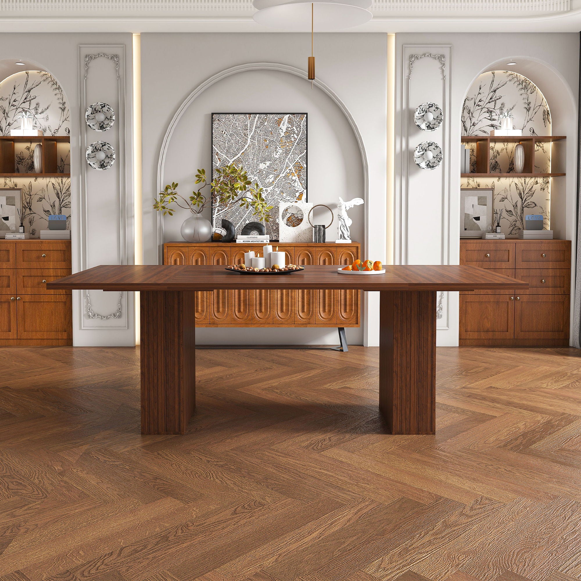 Dining Table With Storage Base For Kitchen