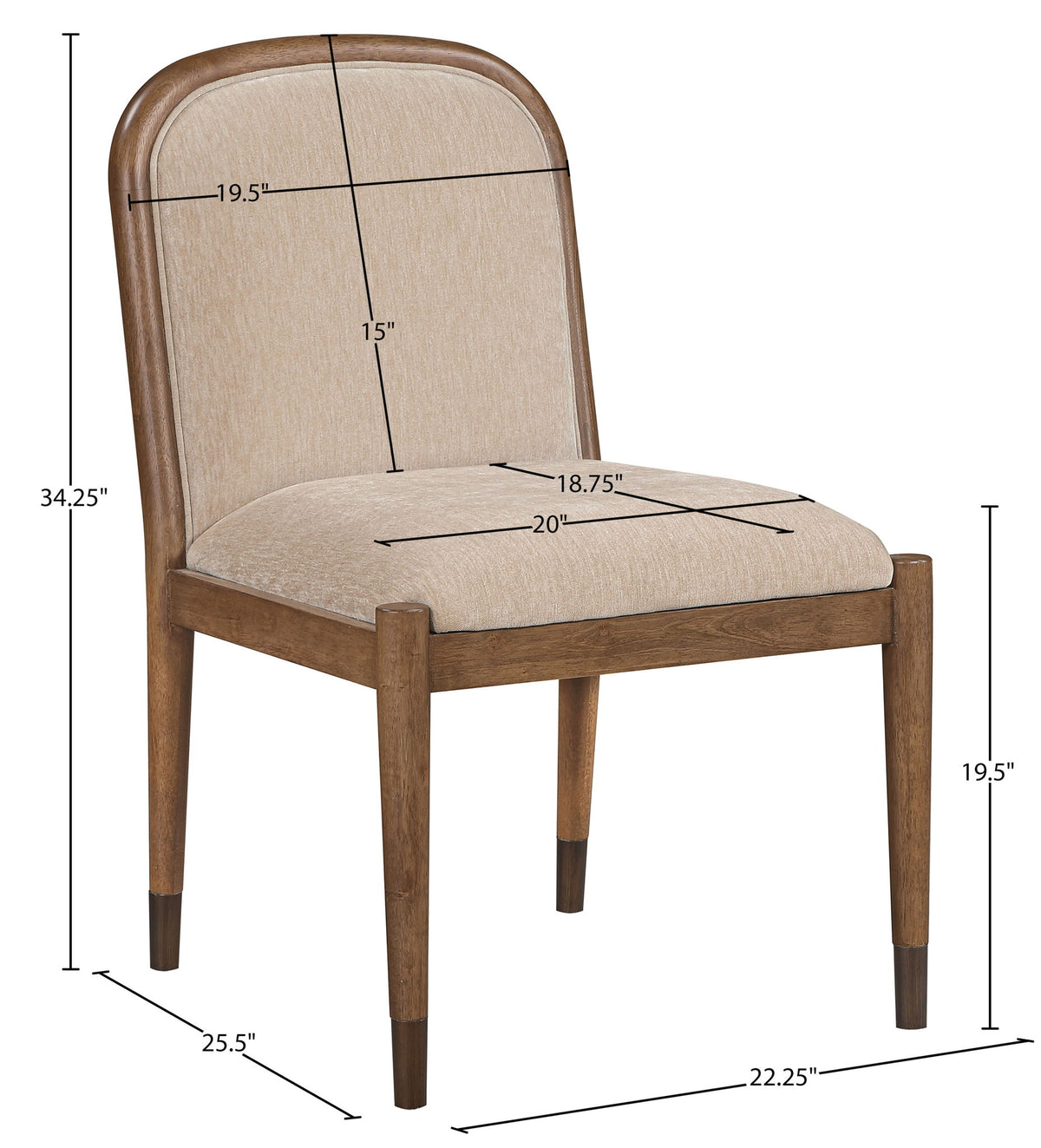 Cambria - Fabric Upholstered Dining Side Chair (Set of 2)