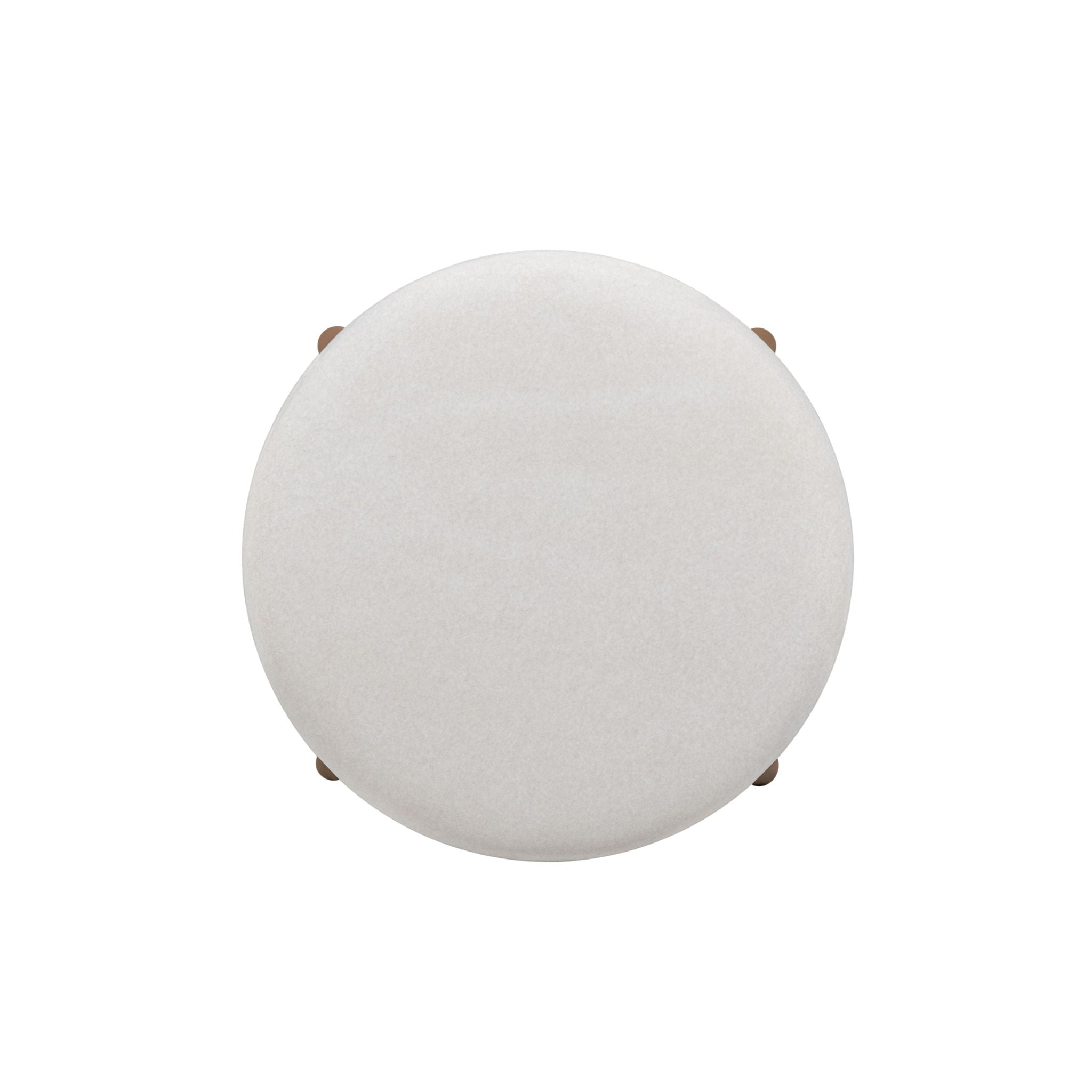 Oodle - Performance Vegan Mohair Light Walnut Stool
