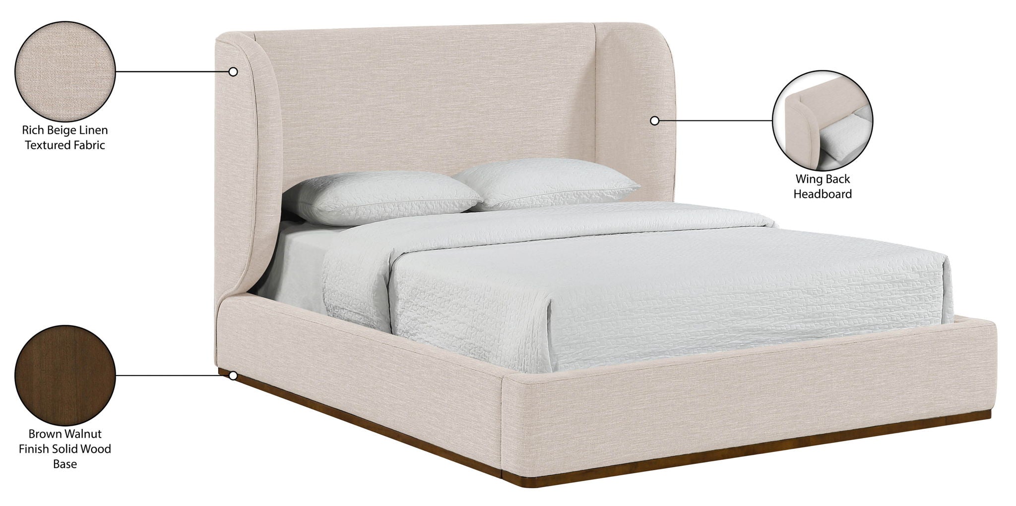 Aurin - Upholstered Bed
