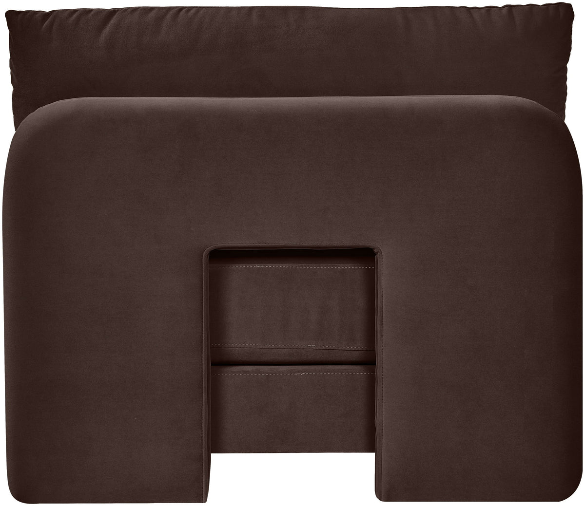 Hammond - Velvet Performance Fabric Upholstered Armless Chair