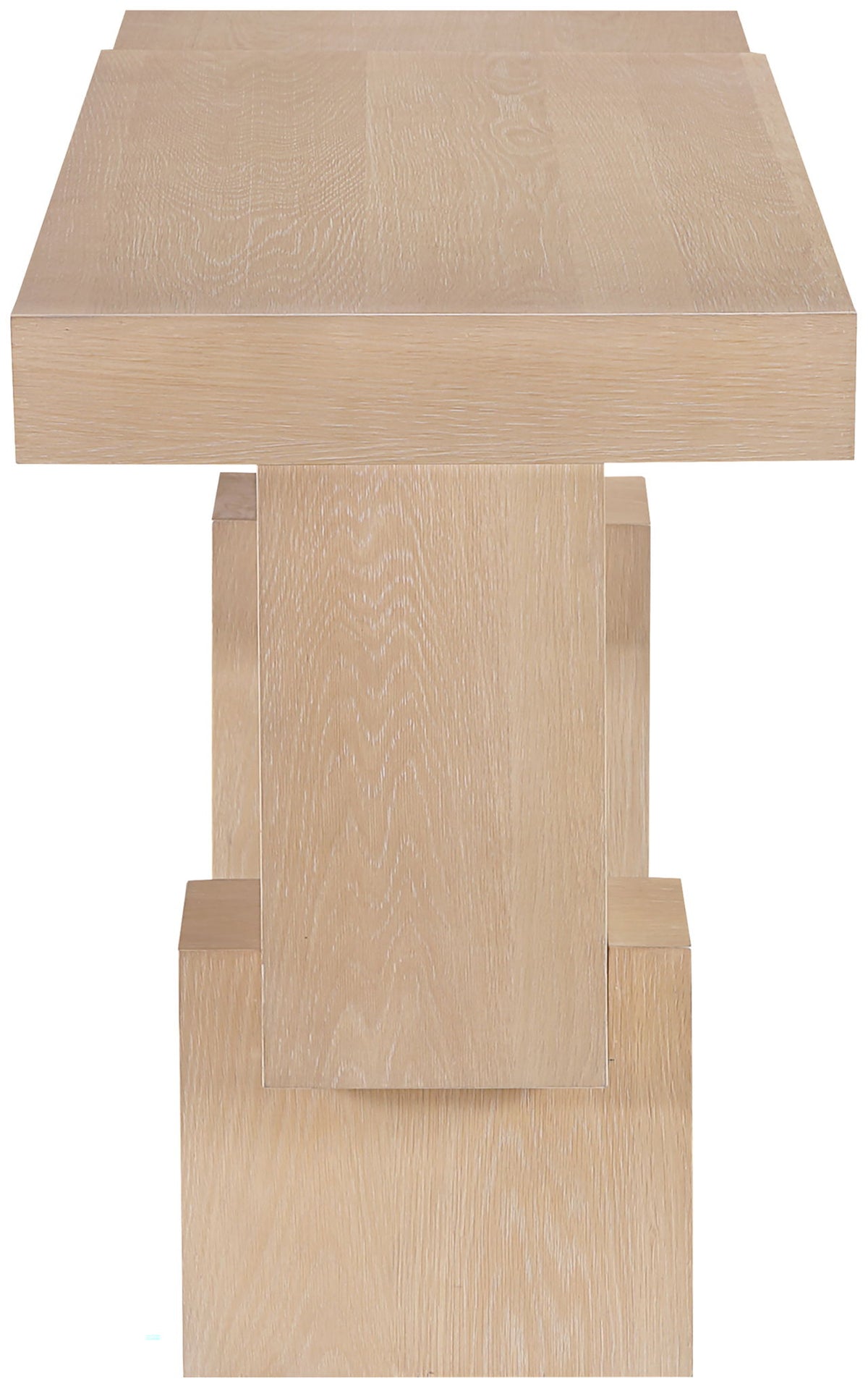 Anzio - Oak Veneer And Solid Wood Console Table