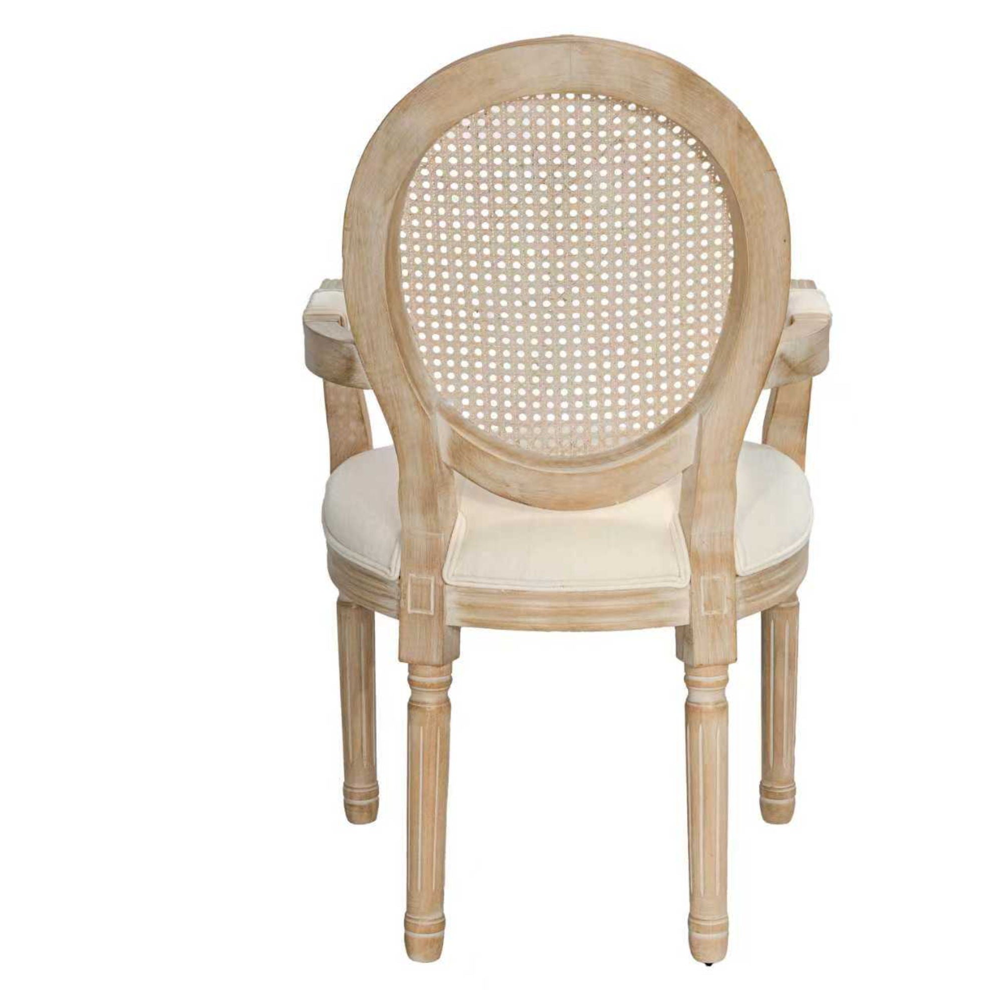 Upholstered Dining Armchair (Set of 2) - Beige
