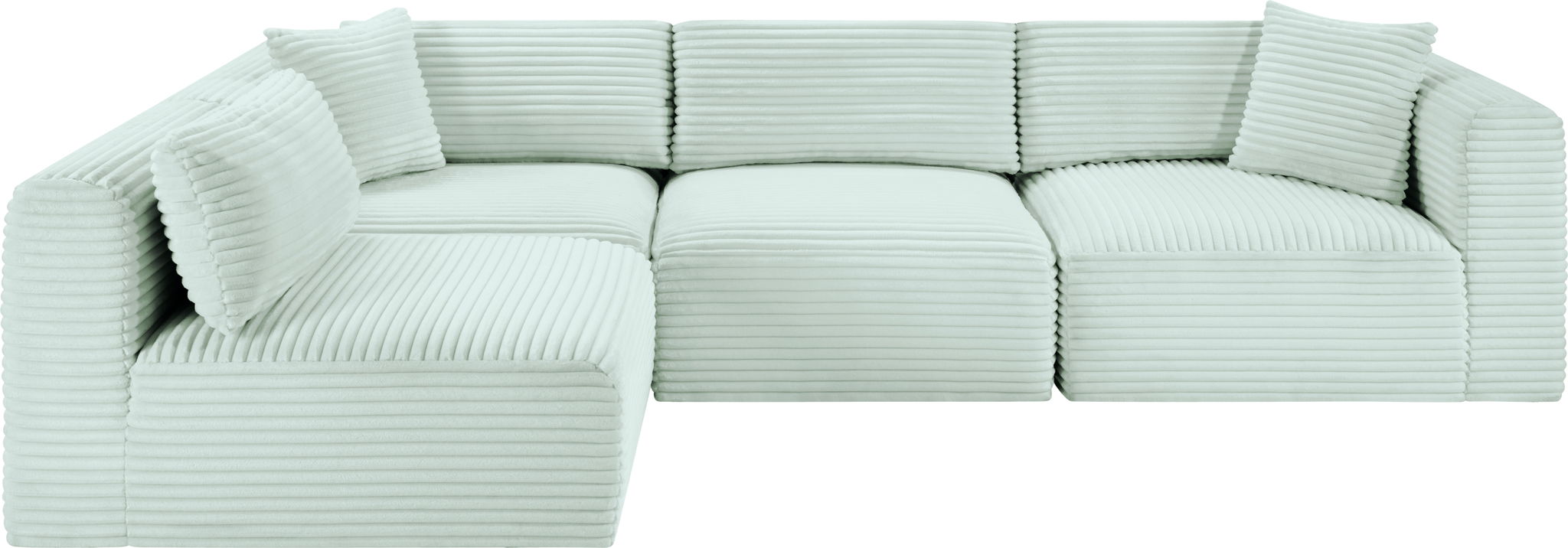 Shaggy - 4 Piece Modular Sectional