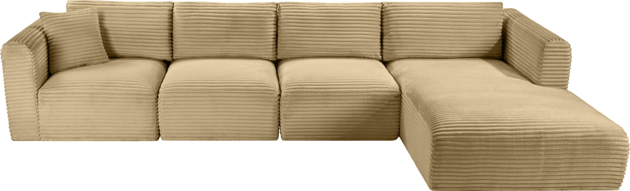 Shaggy - 4 Piece Modular Sectional