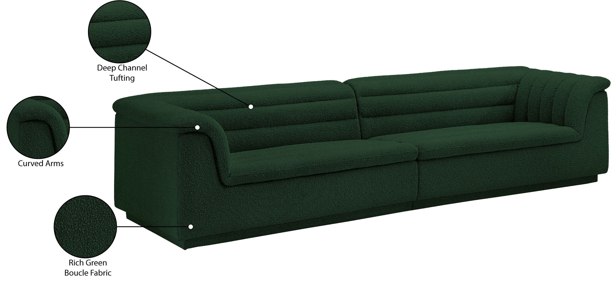 Cascade - Boucle Modular Sofa
