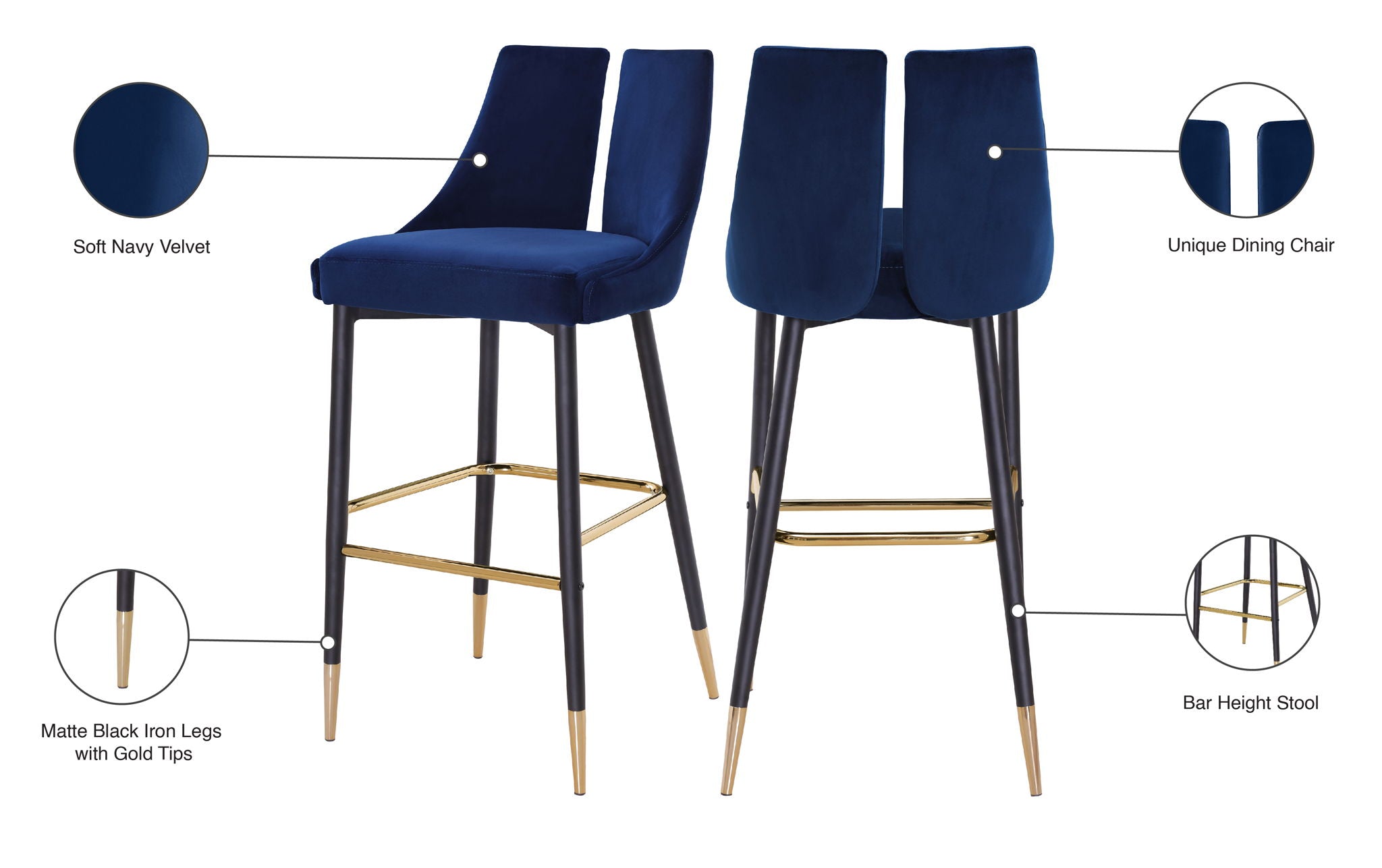 Sleek - Stool (Set of 2)