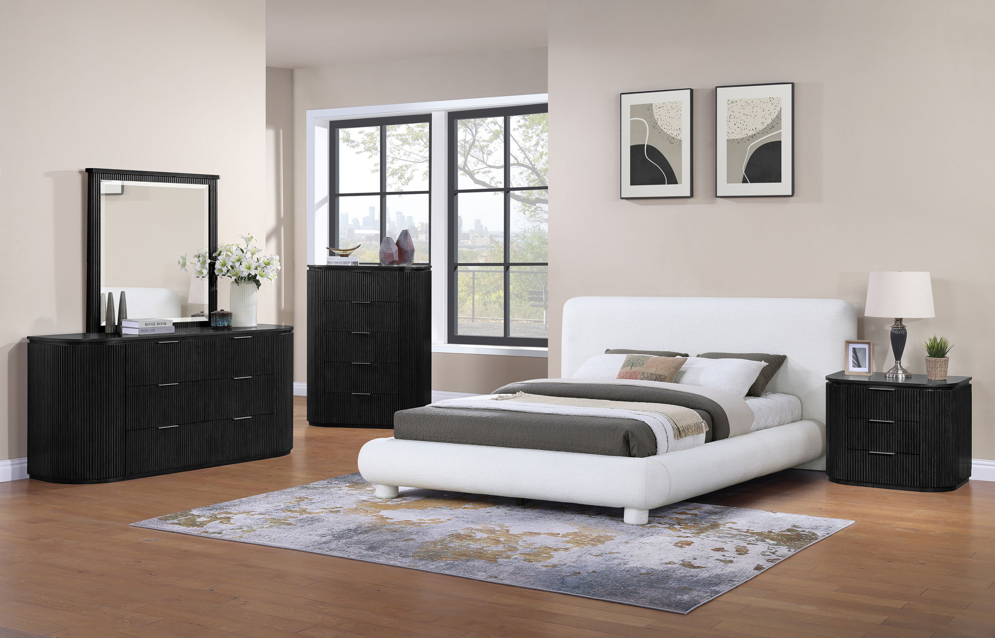 Astrid - Solid Wood And Oak Veneer Chest