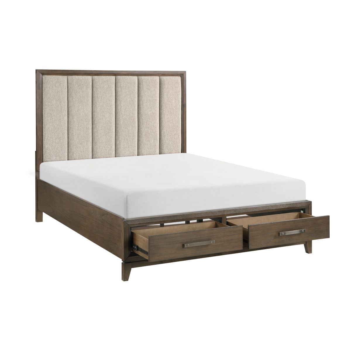 Cambridge - Platform Bed With Footboard Storage
