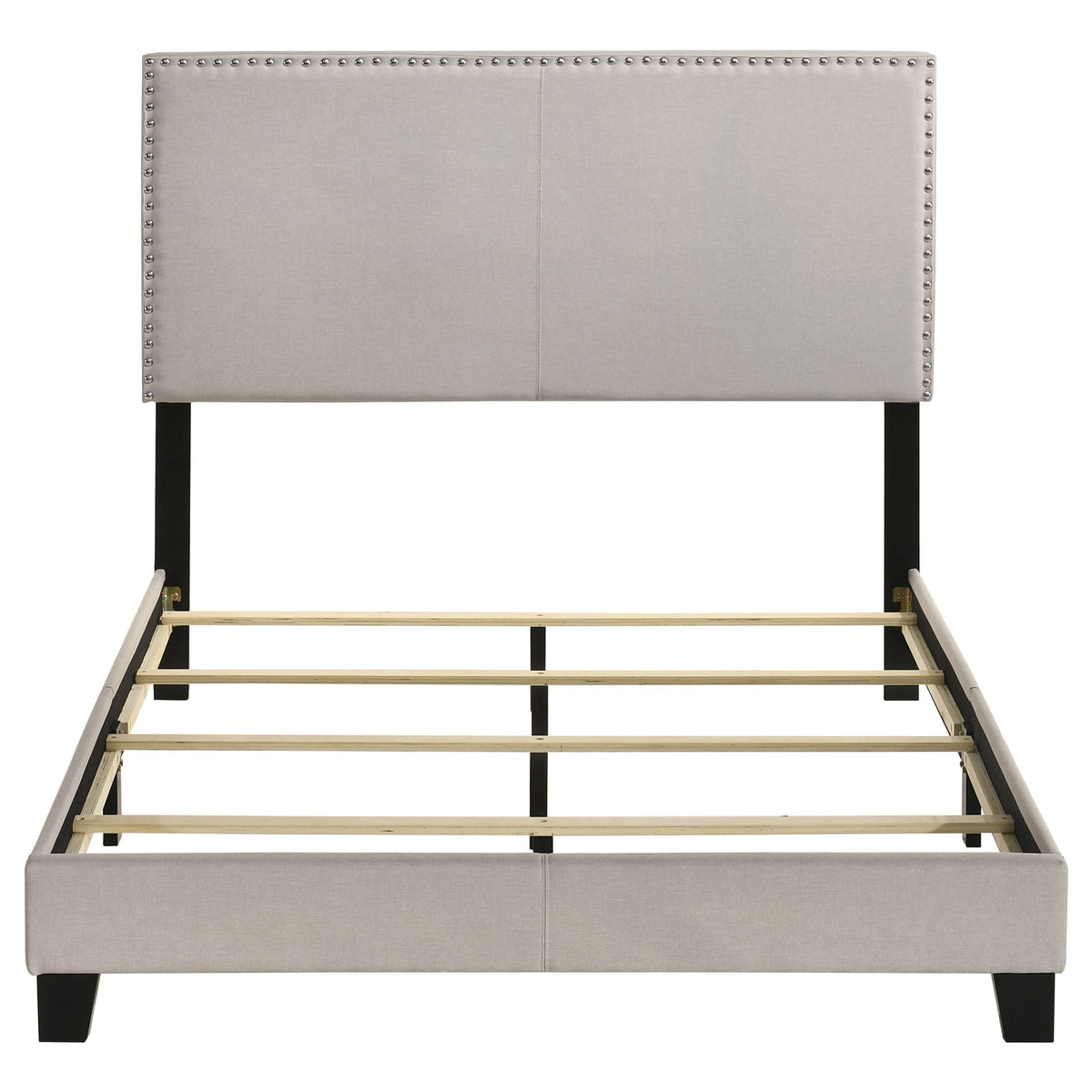Boyd Upholstered Panel Bed Ivory