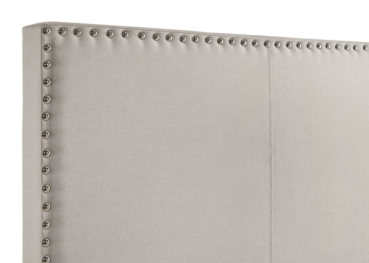 Boyd Upholstered Panel Bed Ivory