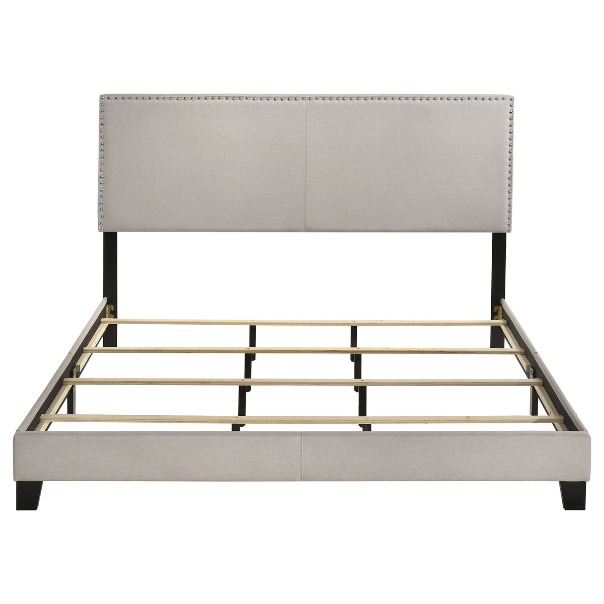 Boyd Upholstered Panel Bed Ivory