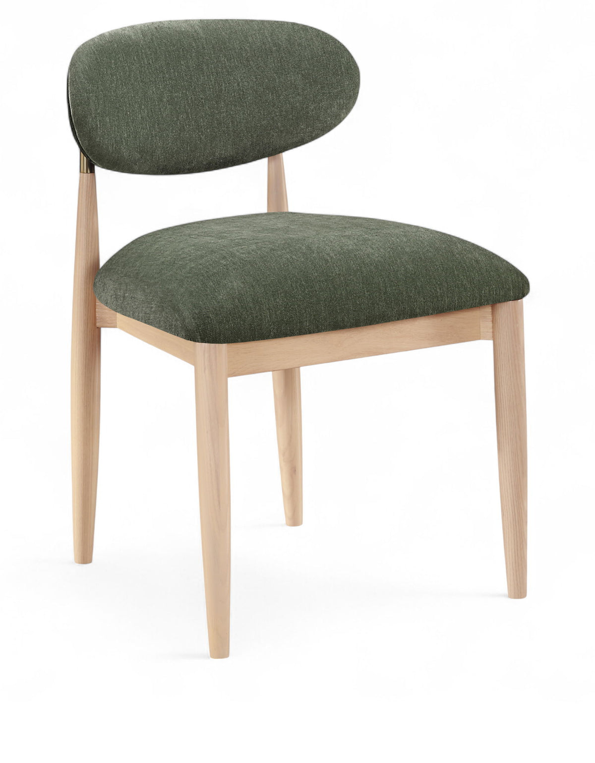 Riccio - Fabric Dining Side Chair (Set of 2) - Natural Frame