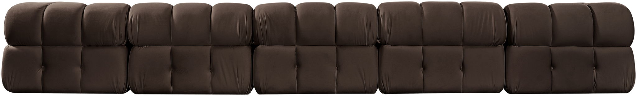 Orin - Fabric Velvet 5 Piece Modular Sofa