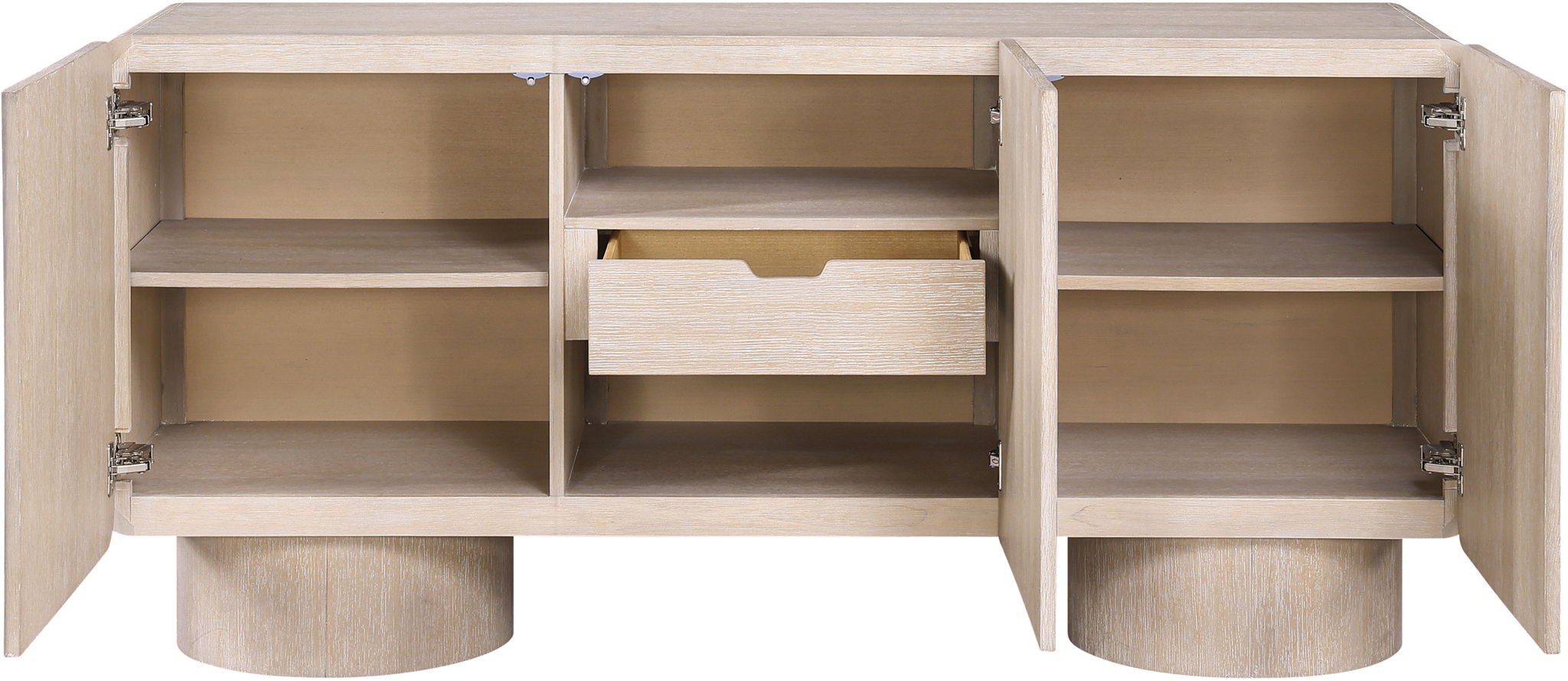 Adagio - Solid Wood And Oak Veneer Sideboard / Buffet