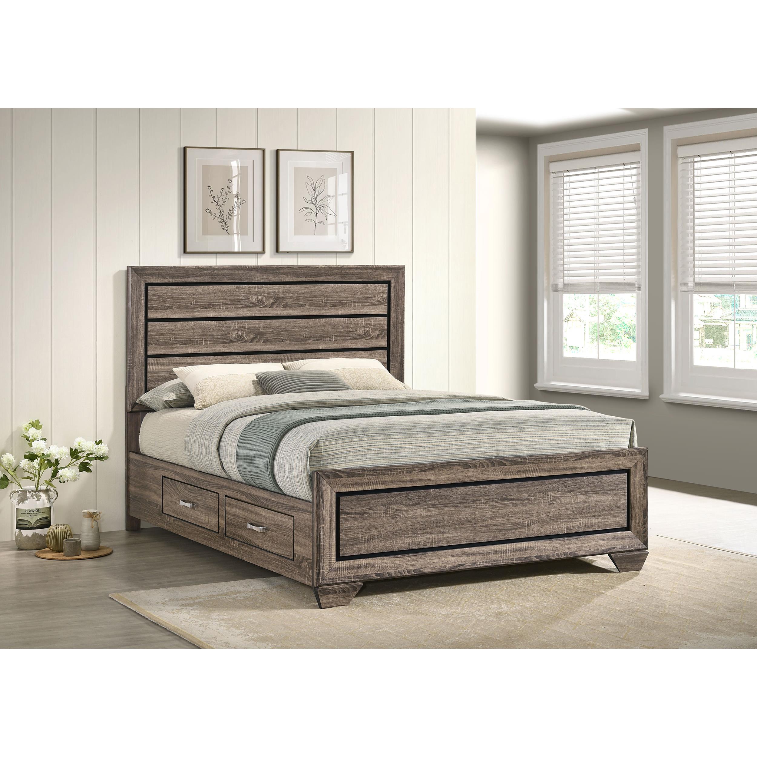 Diamond Modern Furniture COA Kauffman Queen Panel Bed with Storage 204190Q IMAGE 9