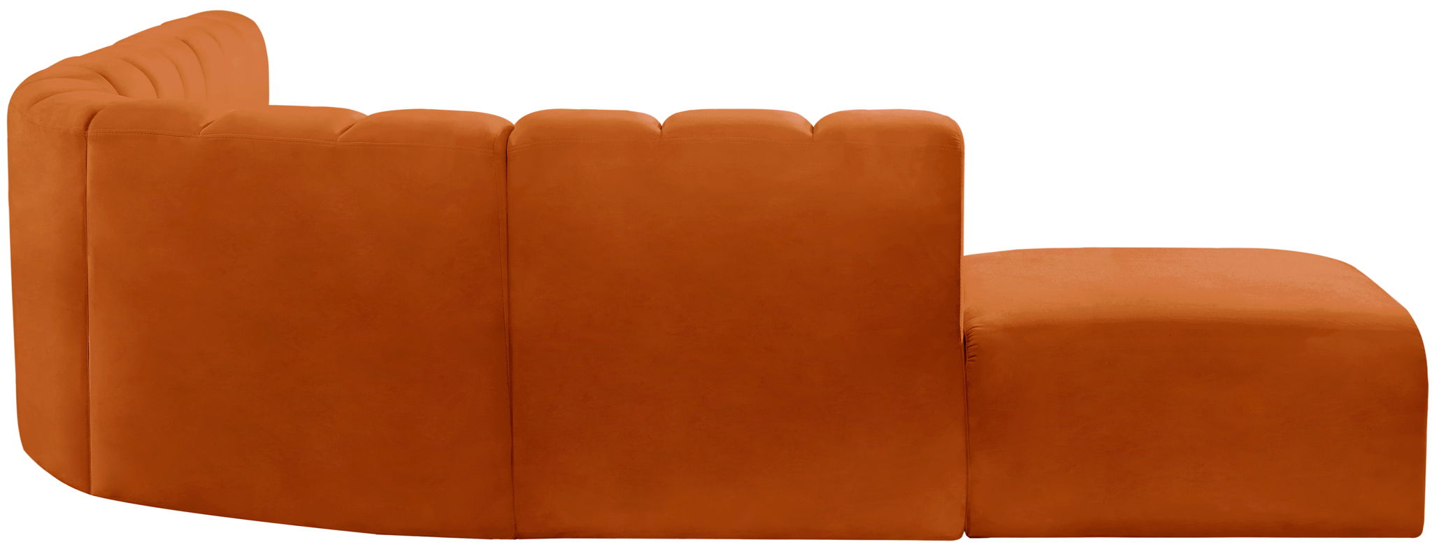 Arc - Velvet 7 Piece Corner Modular Sofa