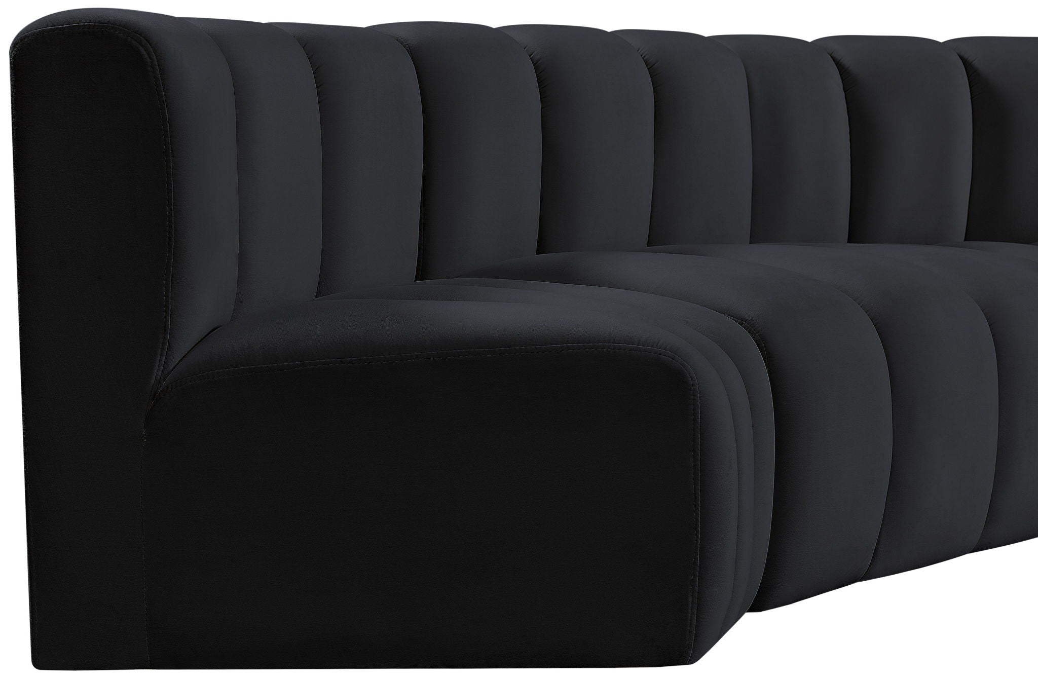 Arc - Velvet 4 Piece Sofa