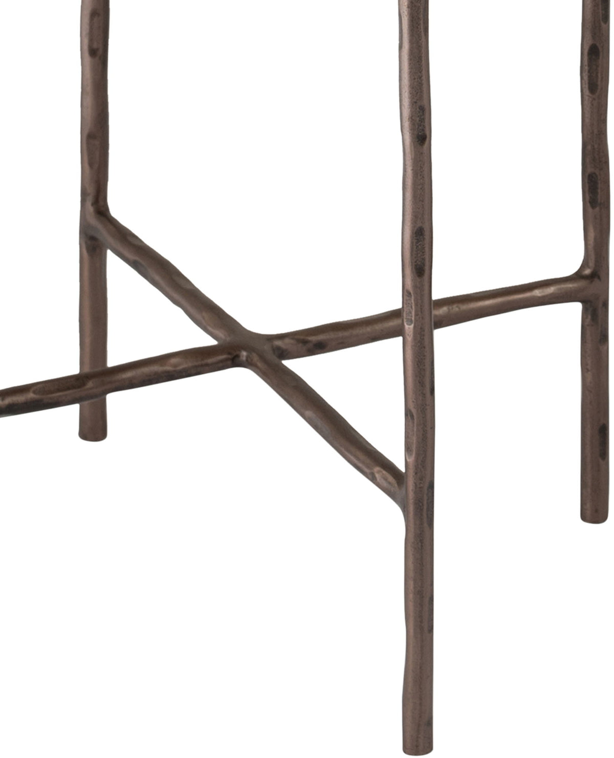 Vetra - Iron Base Bunching End Table - Bronze