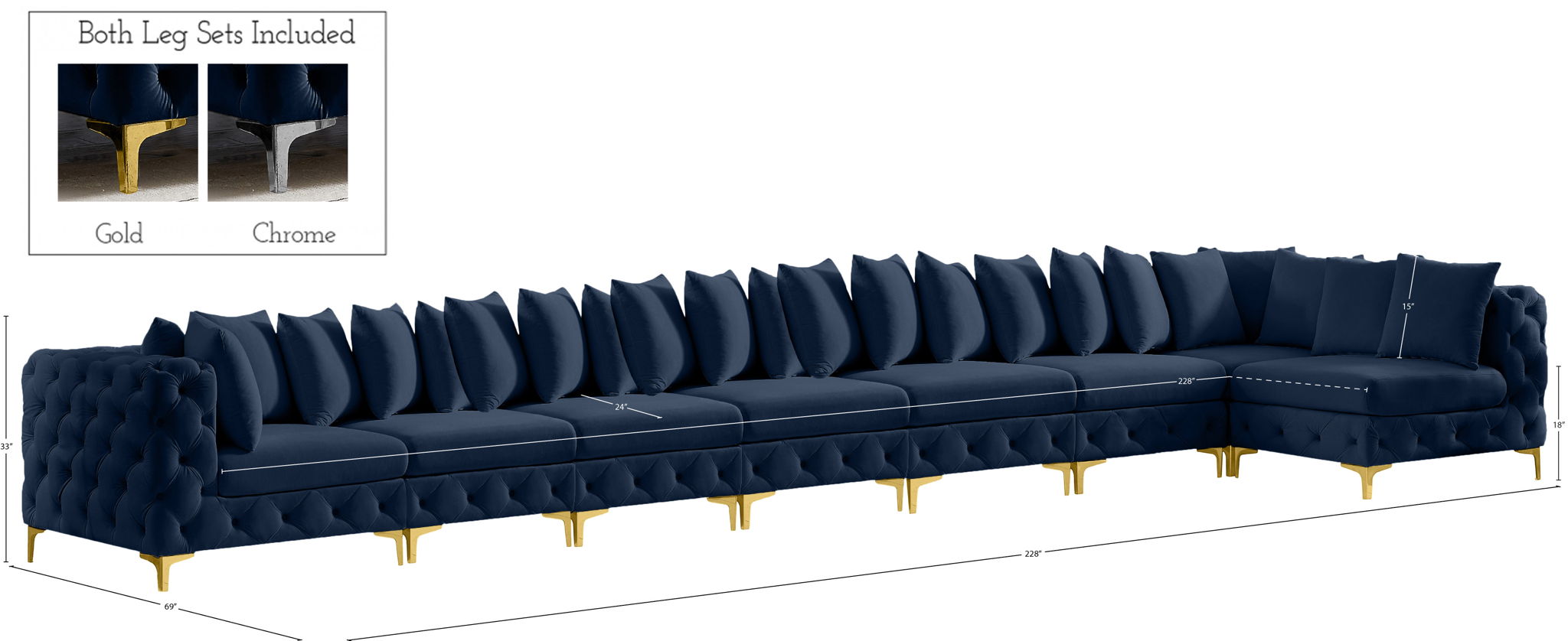 Tremblay - 8 Piece Modular Sectional