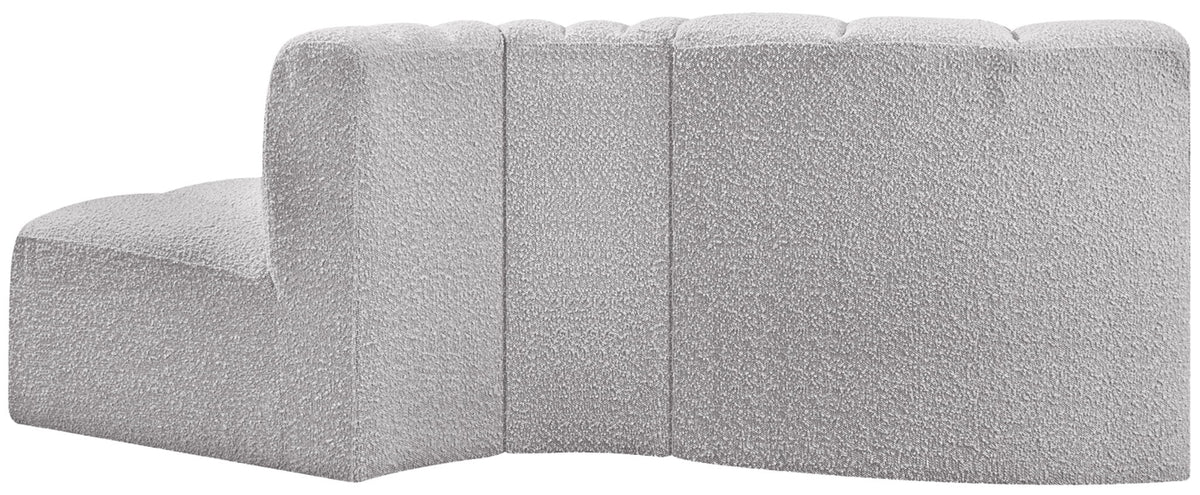 Arc - Boucle Fabric 3 Piece Modular Sofa