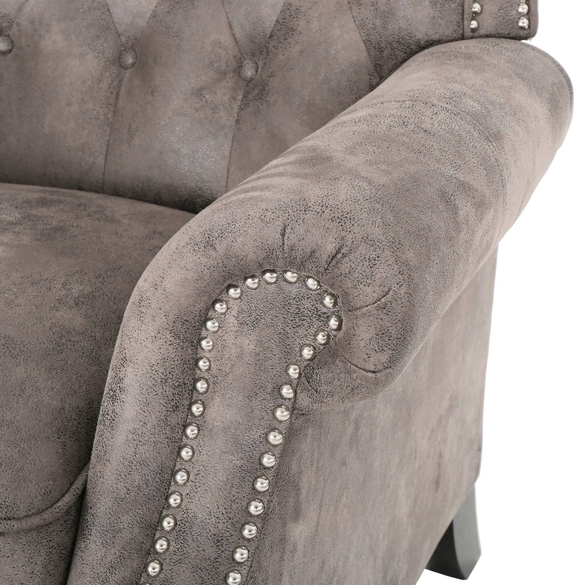 Modern Manual Push Back Recliner Chair